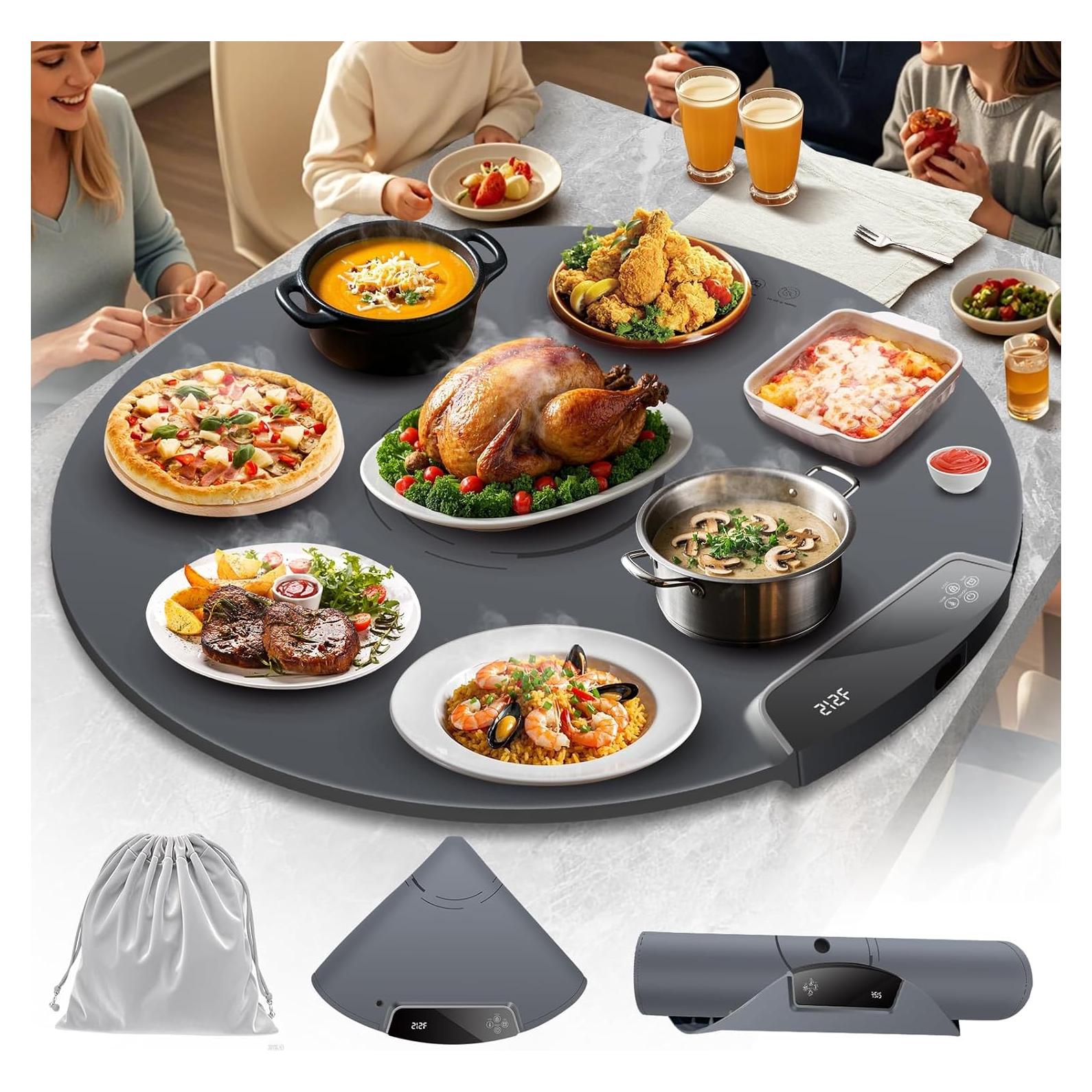 Alfombrilla Calentadora de Comida LuxPool 65 cm 300W Plegable