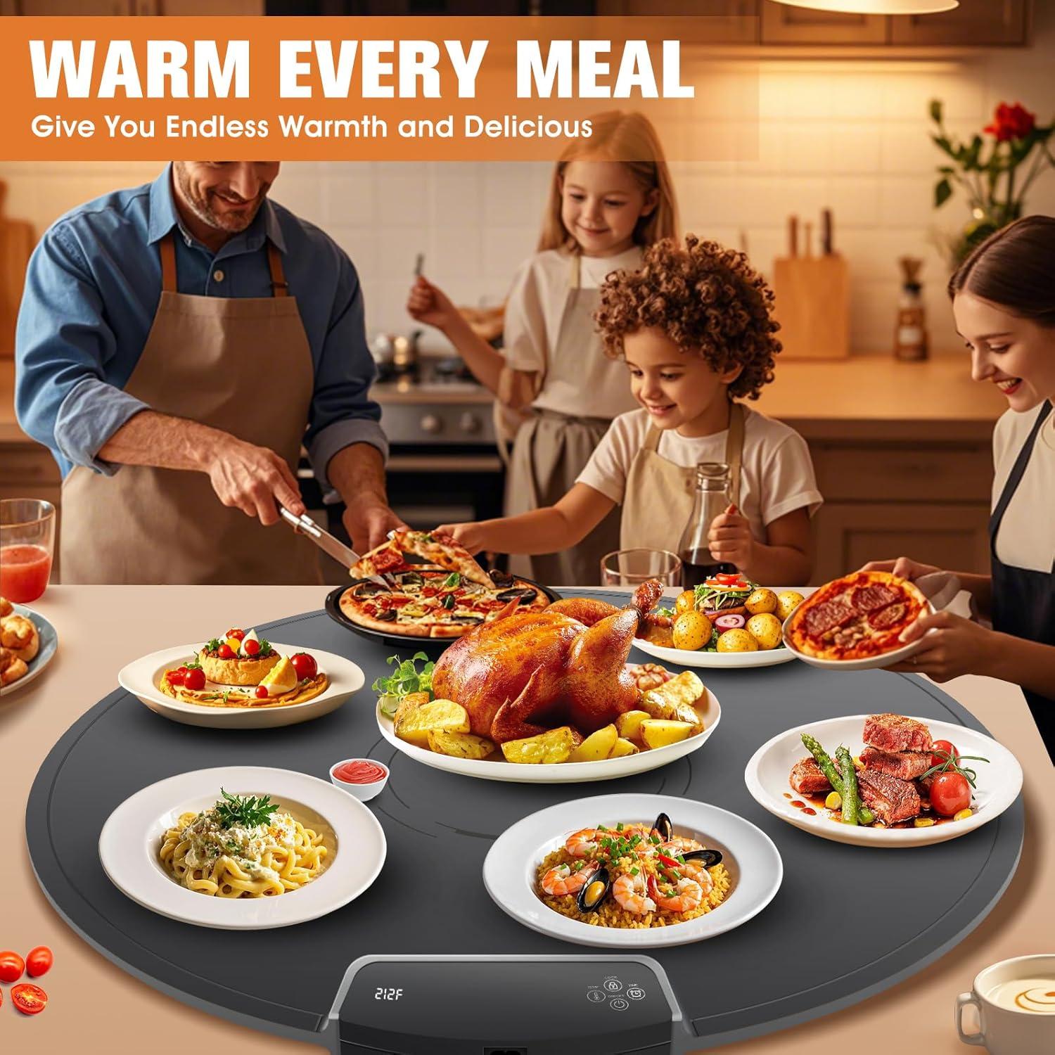 Alfombrilla Calentadora de Comida LuxPool 65 cm 300W Plegable