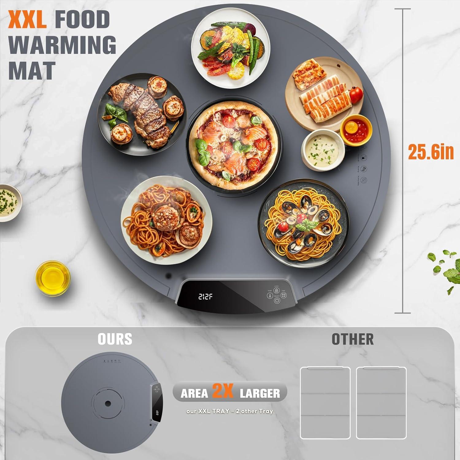 Alfombrilla Calentadora de Comida LuxPool 65 cm 300W Plegable