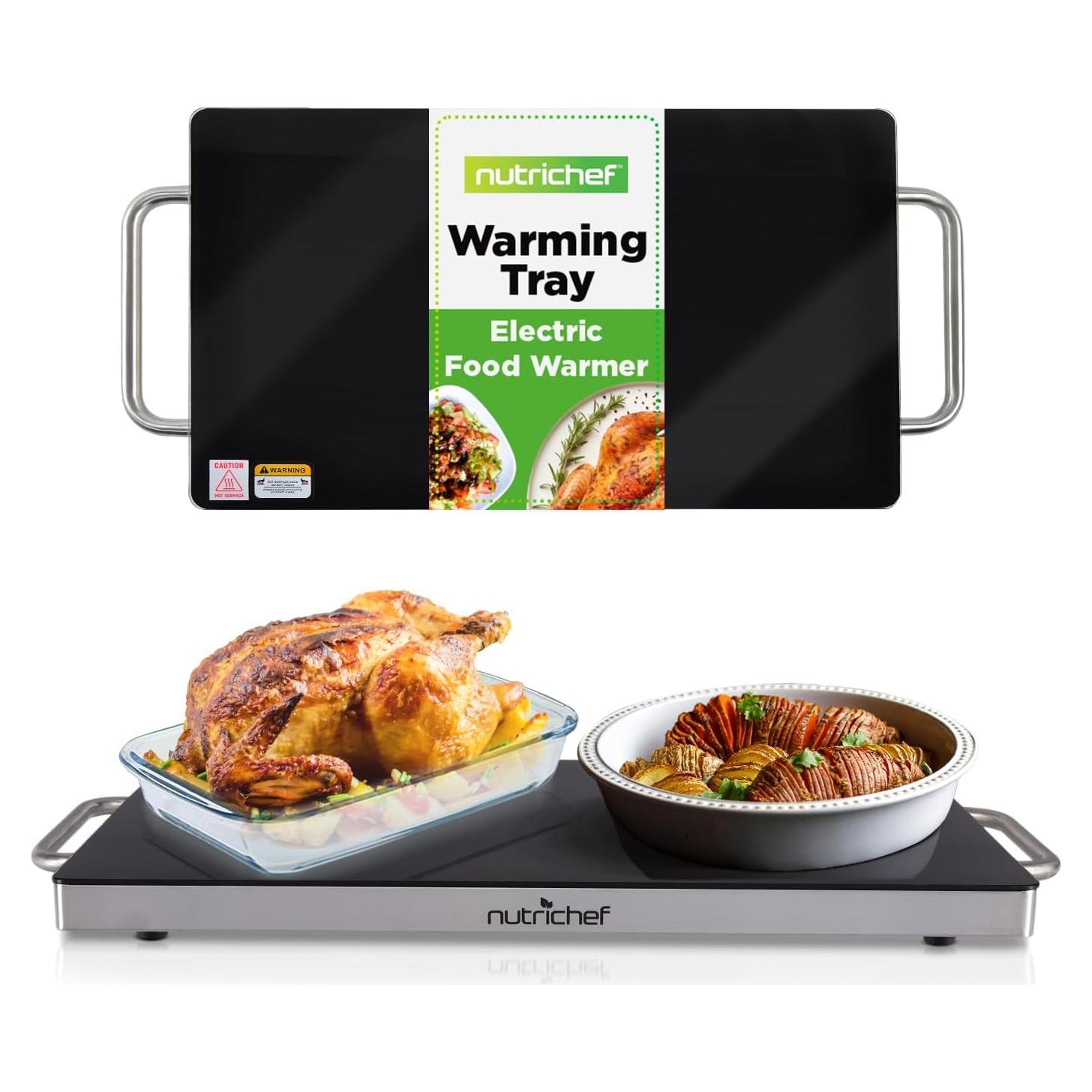 Bandeja Calentadora Eléctrica NutriChef 50.3 x 30.2 cm