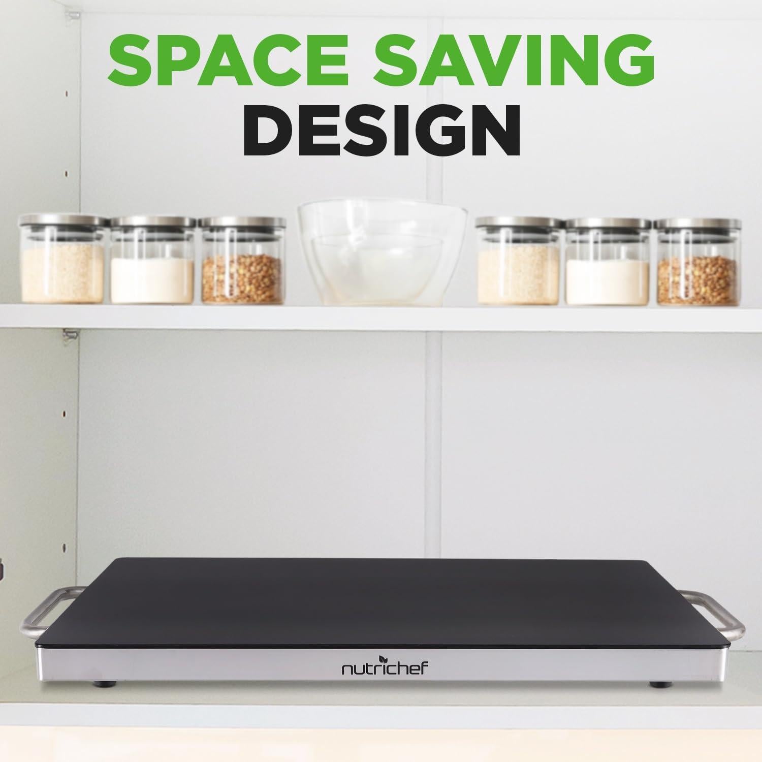 Bandeja Calentadora Eléctrica NutriChef 50.3 x 30.2 cm