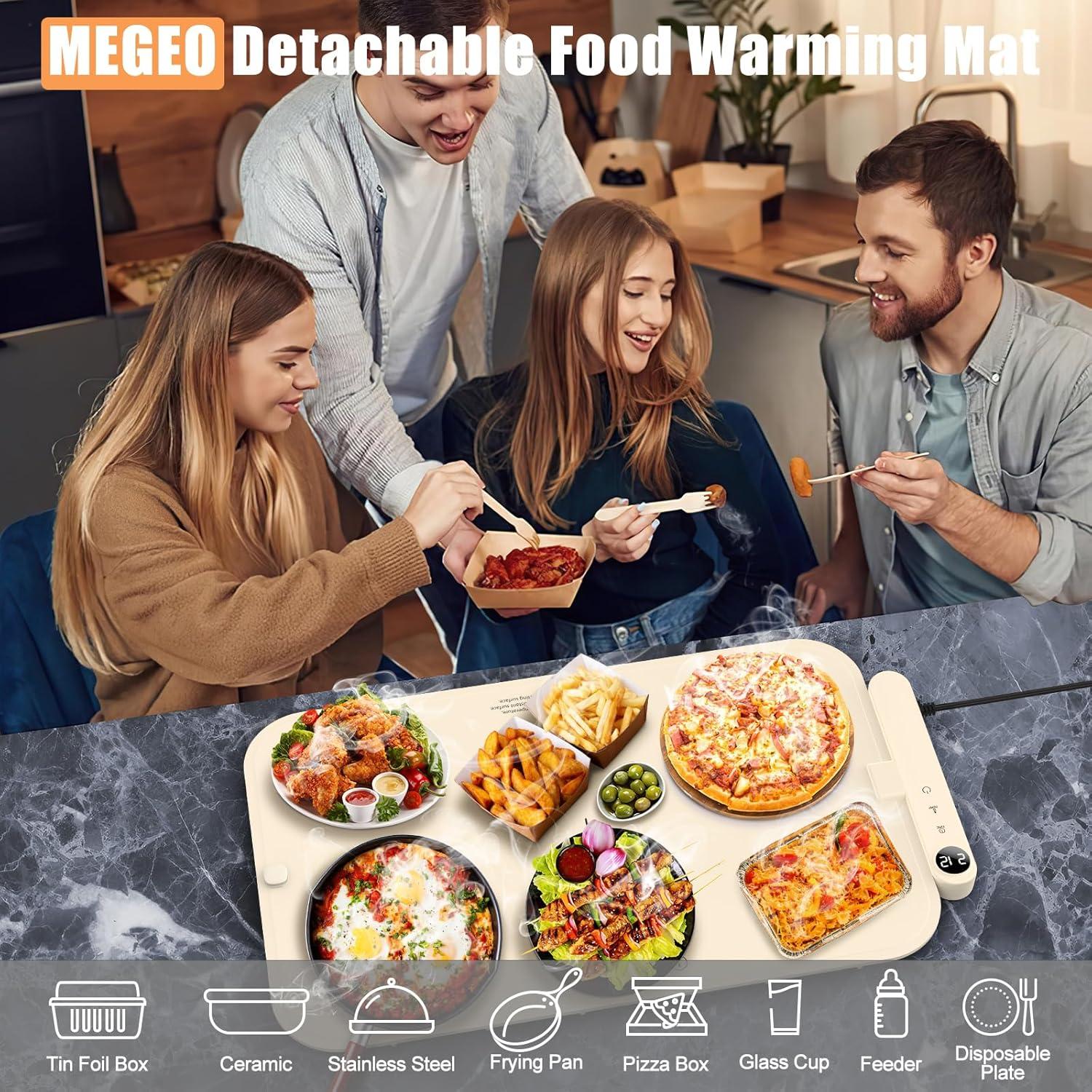 Alfombrilla Calentadora Eléctrica Megeo Desmontable 6 Temperaturas