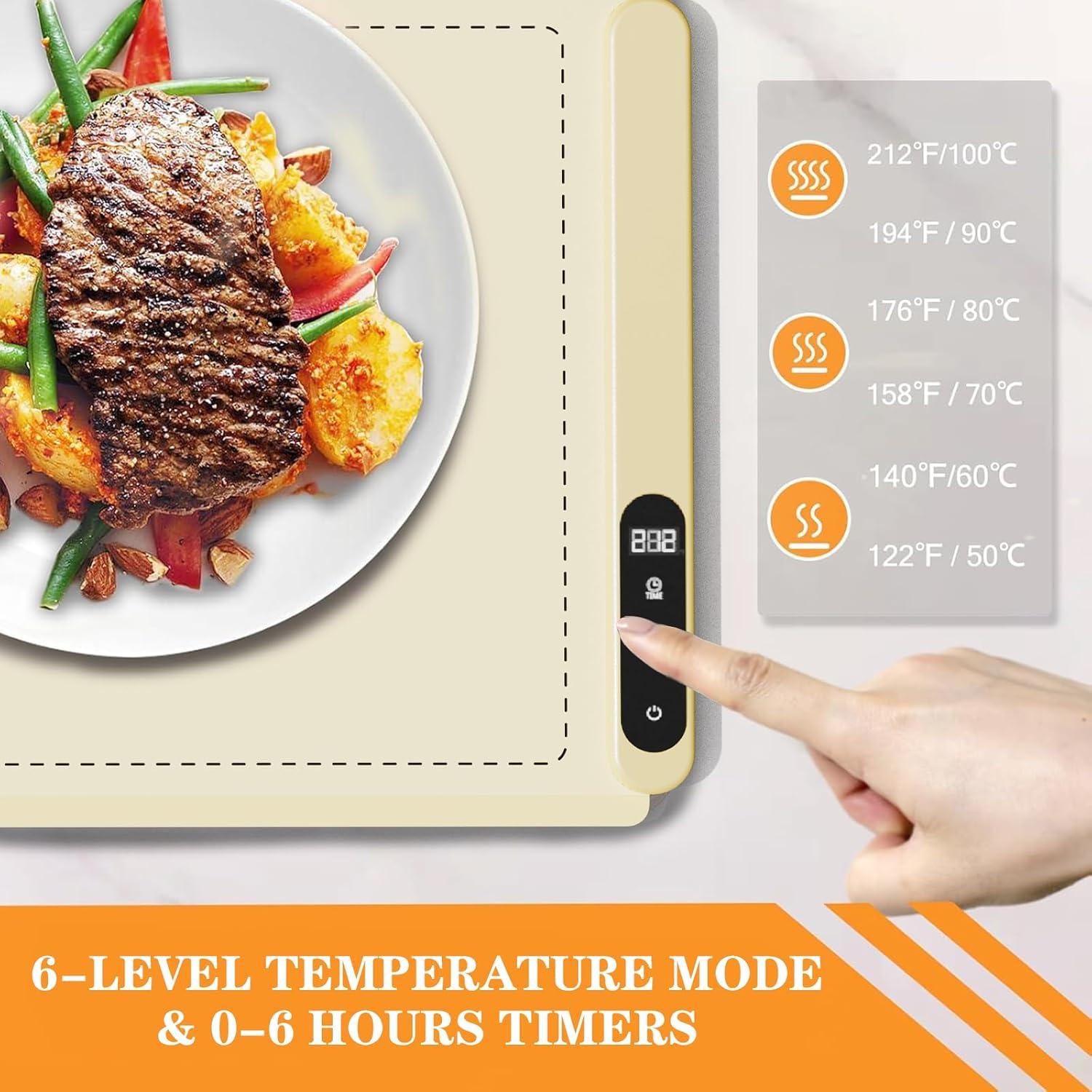 Alfombrilla Calentadora Eléctrica Flylipu Extra Grande 91.4x45.7cm