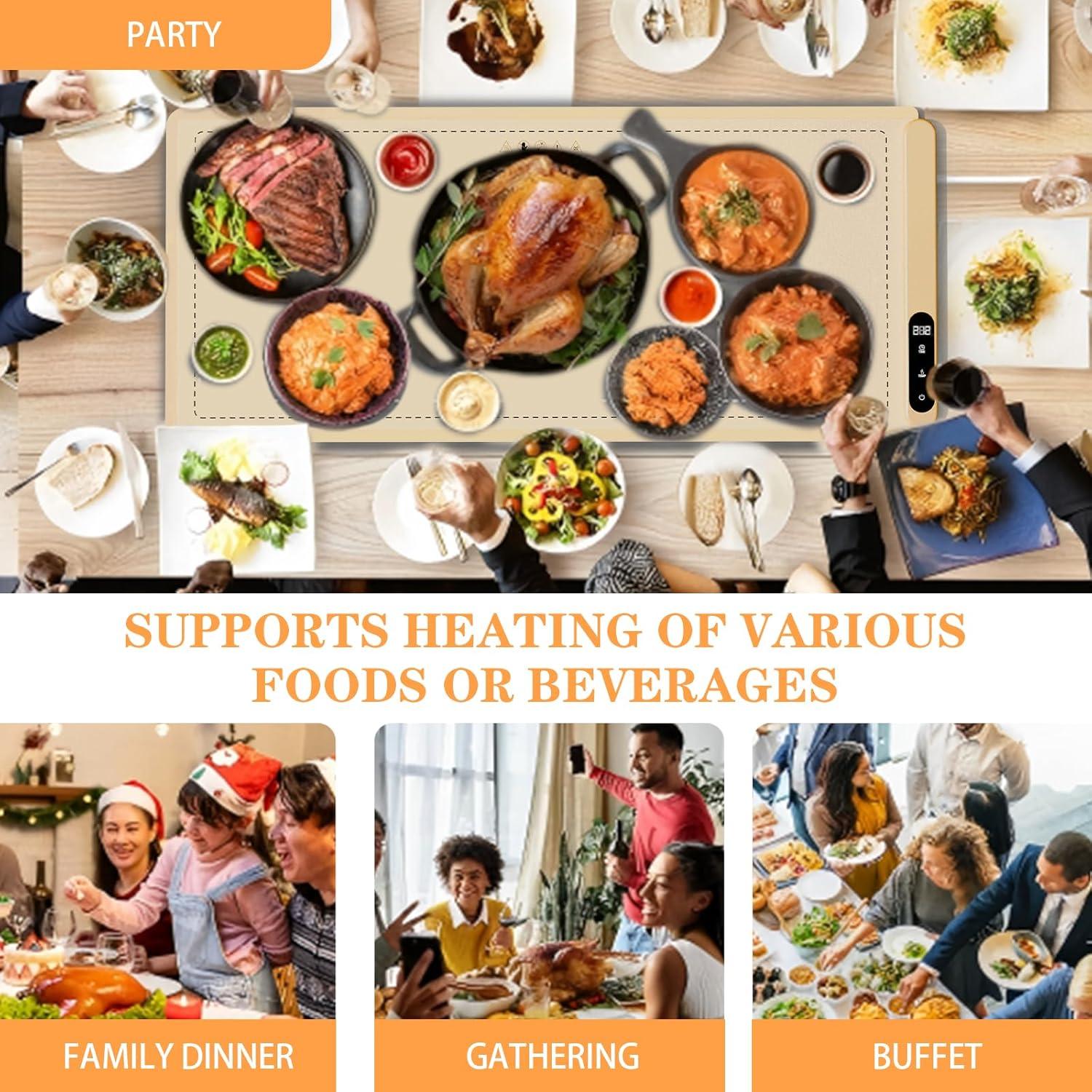 Alfombrilla Calentadora Eléctrica Flylipu Extra Grande 91.4x45.7cm