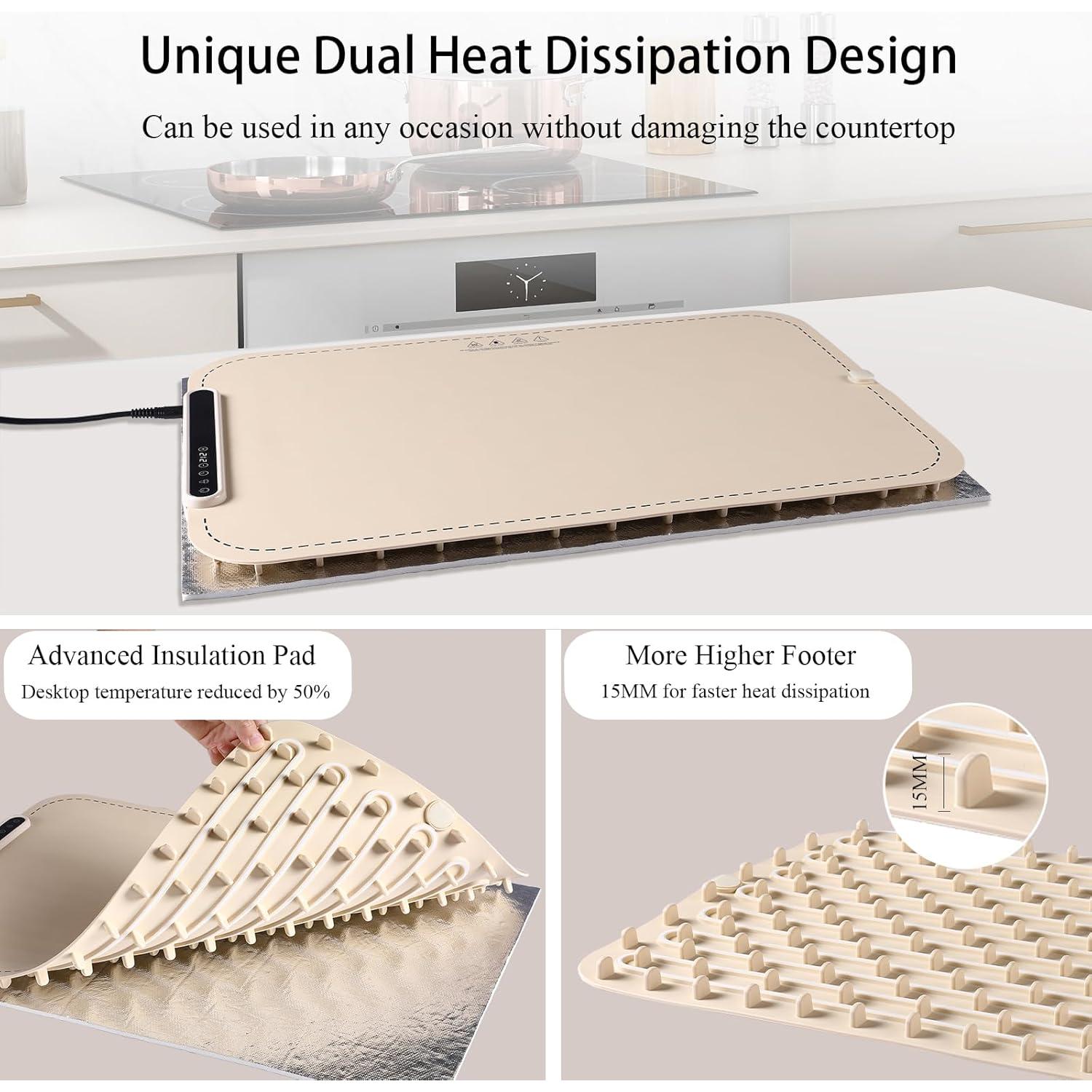 Alfombrilla Calentadora SORON Grande con Temporizador y Aislamiento