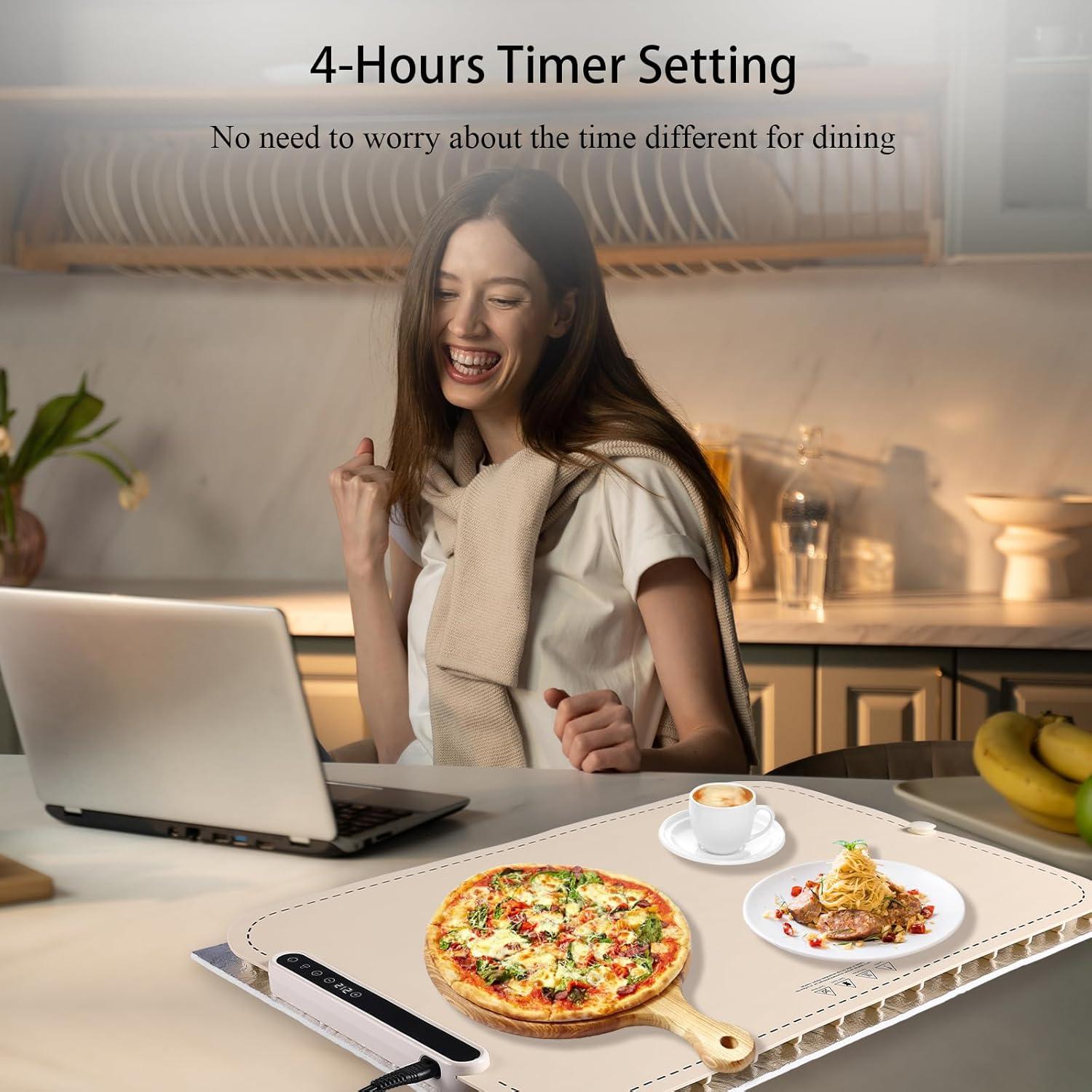 Alfombrilla Calentadora SORON Grande con Temporizador y Aislamiento