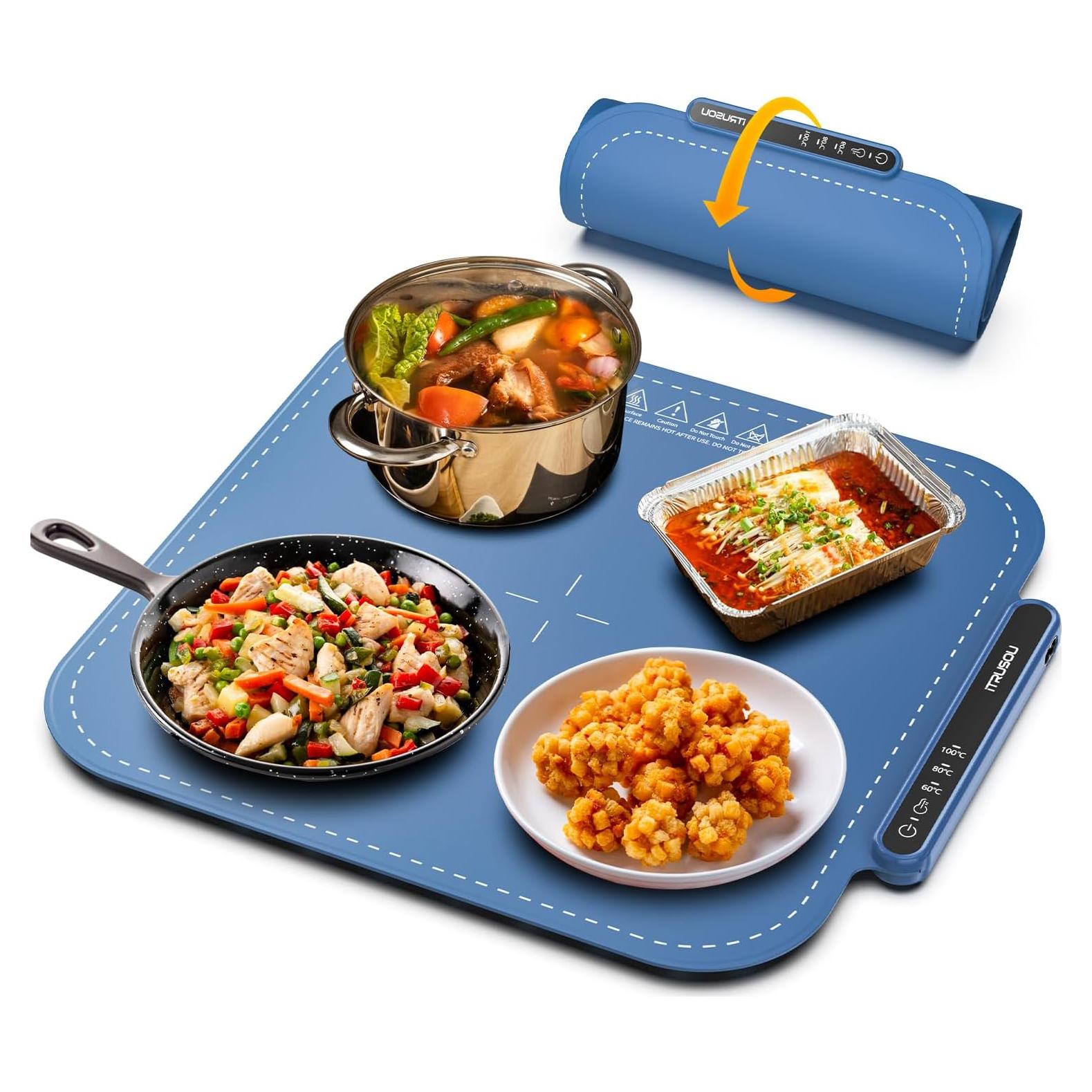 Bandeja Calentadora Eléctrica iTrusou BW402 - 44cm, 3 Temperaturas