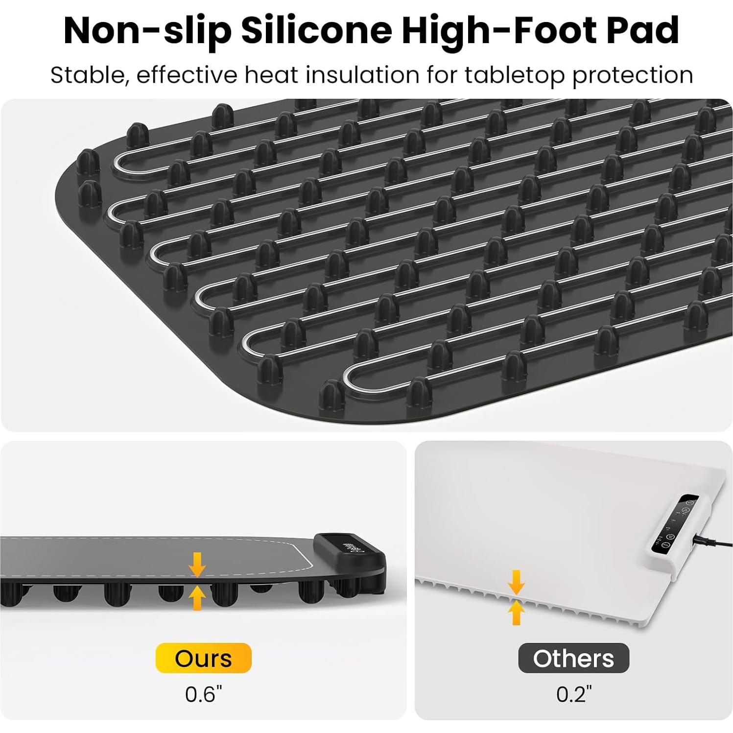 Bandeja Calentadora Eléctrica Yeviaoy Plegable 1.65kg