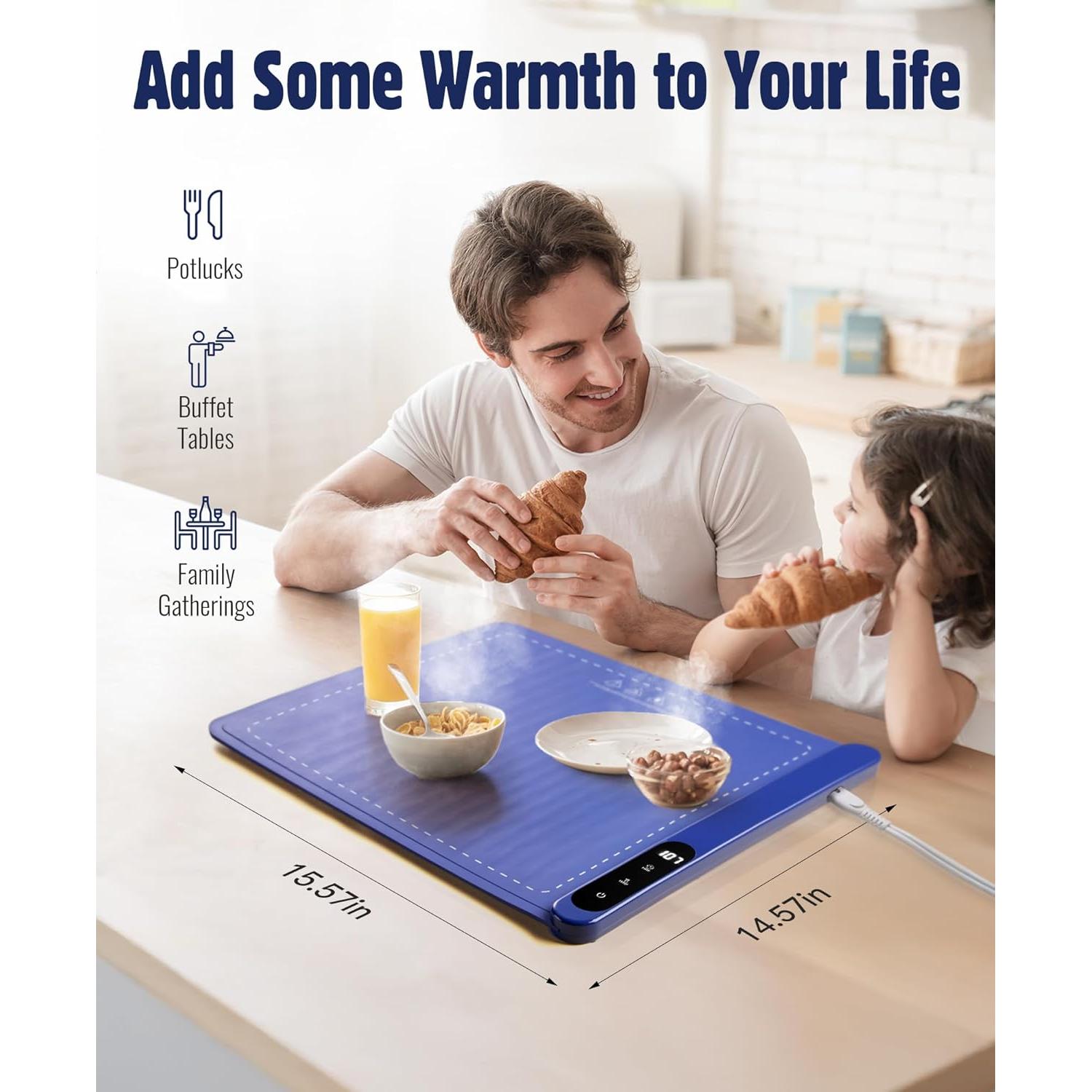 Bandeja Calentadora Eléctrica XUPAINC 40x37cm 6 Niveles