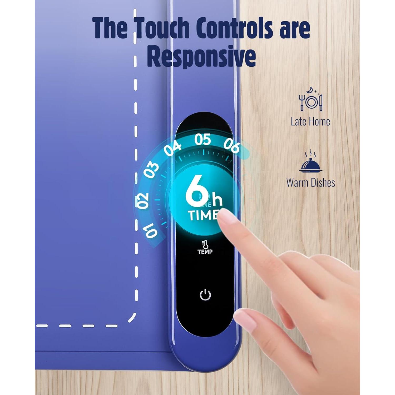 Bandeja Calentadora Eléctrica XUPAINC 40x37cm 6 Niveles