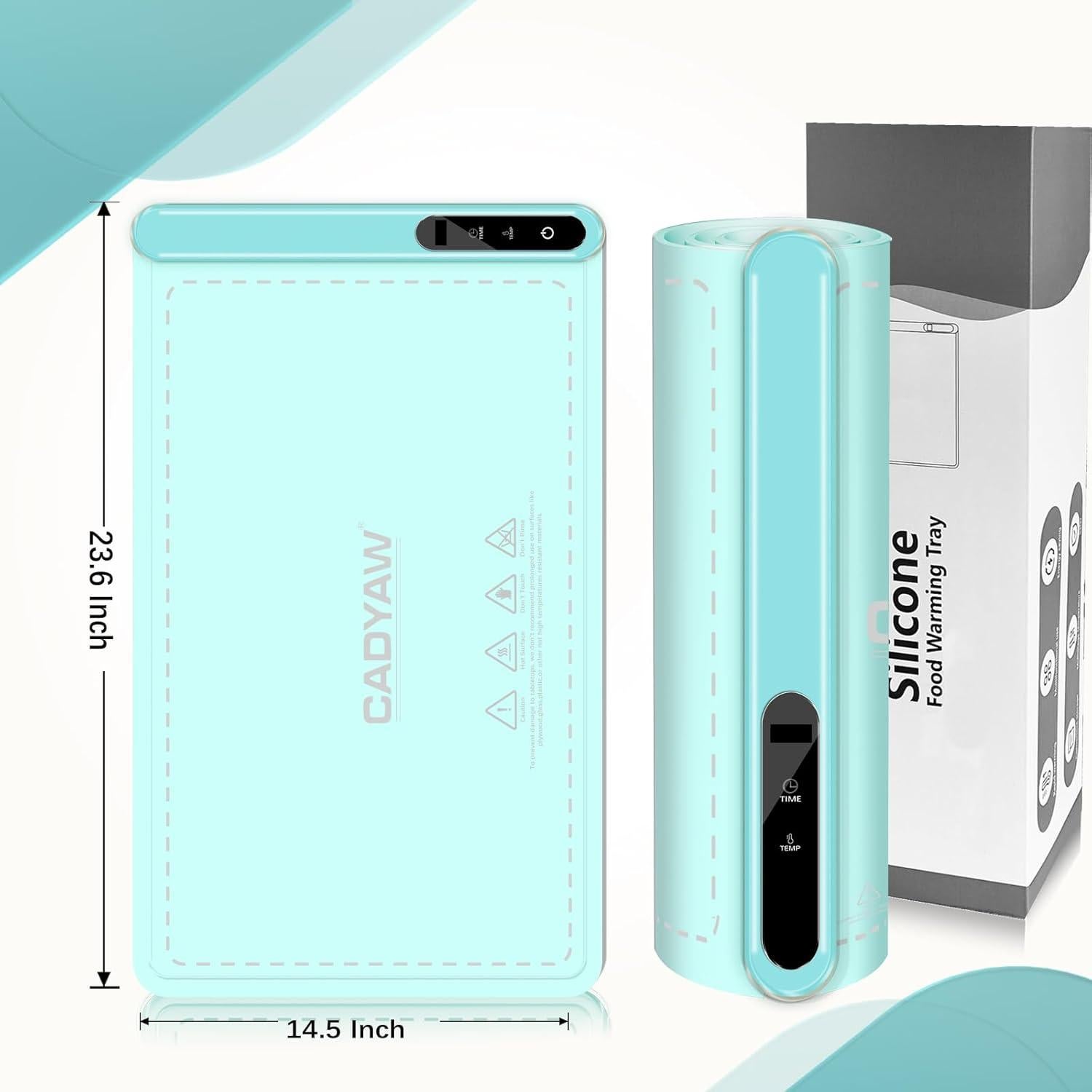 Alfombrilla Calentadora Eléctrica Cadyaw CF24013-4 7 Niveles