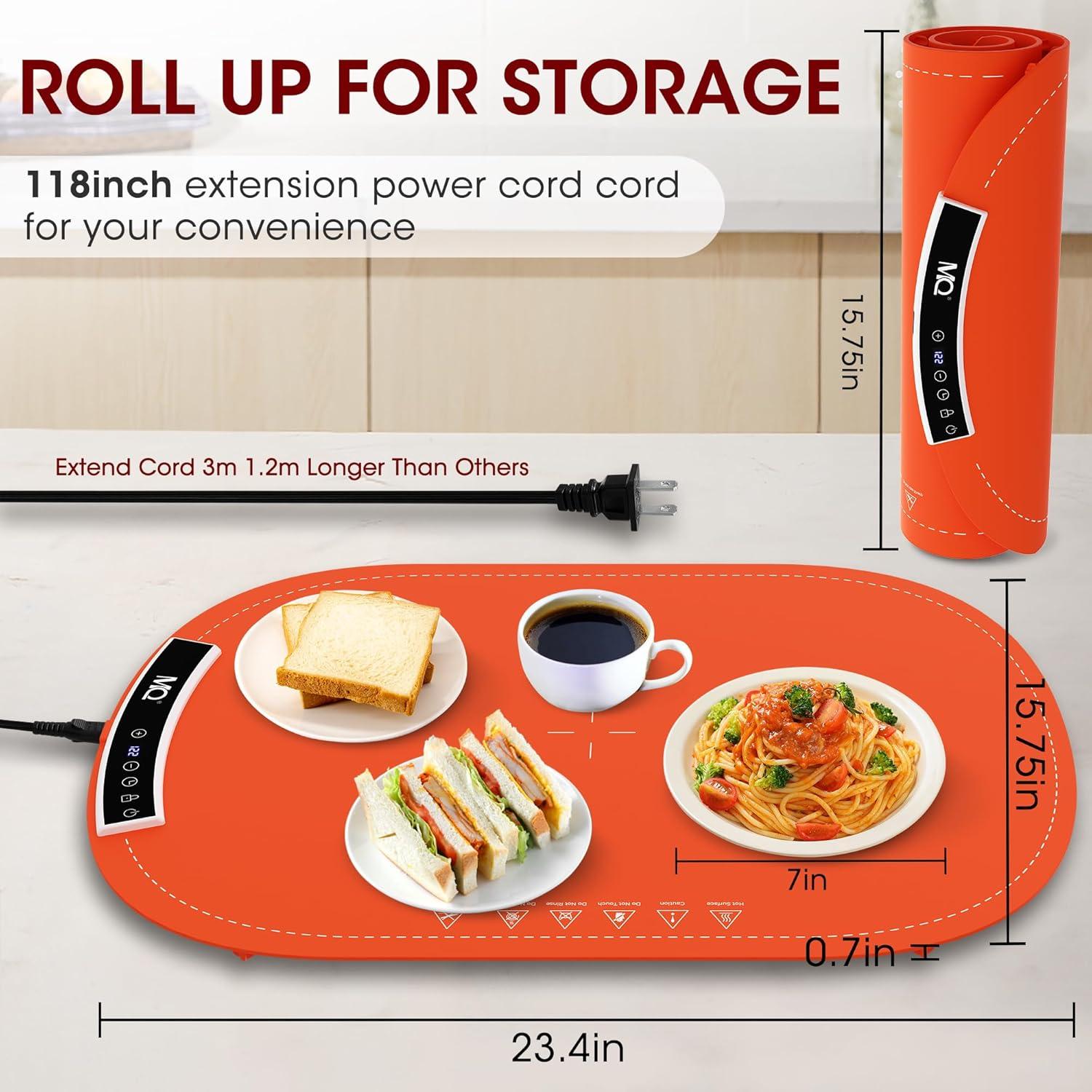 Alfombrilla Calentadora MQ Extra Grande 40-100°C Rojo/Blanco