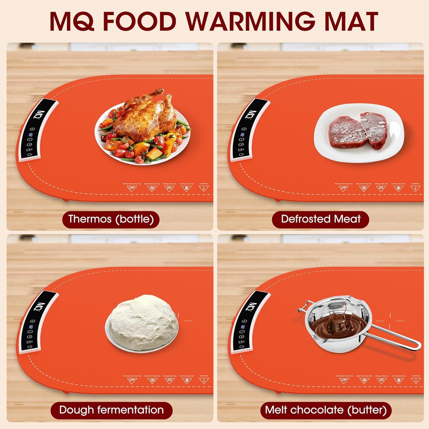 Alfombrilla Calentadora MQ Extra Grande 40-100°C Rojo/Blanco