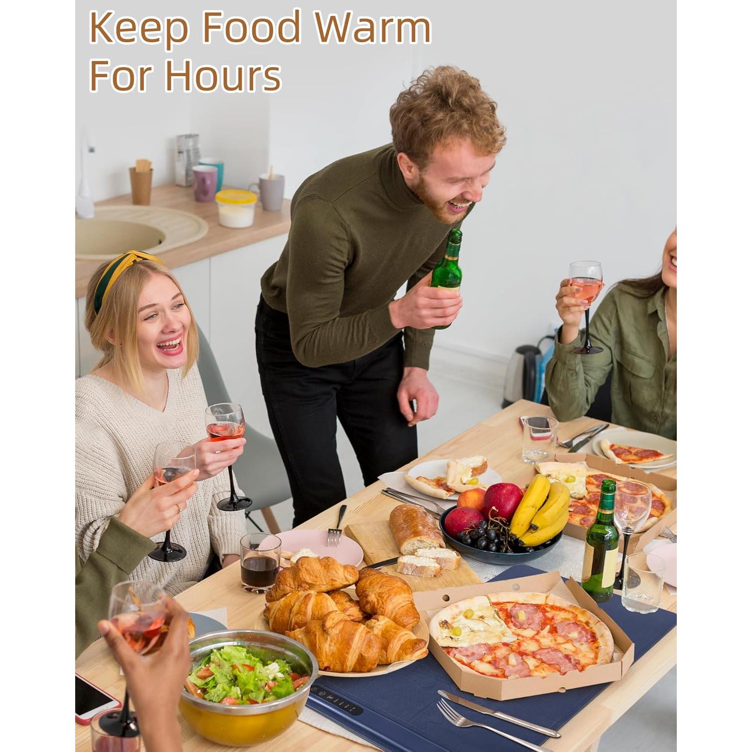 Alfombrilla Calentadora Eléctrica SKPAND 60x40 cm 3 Temperaturas