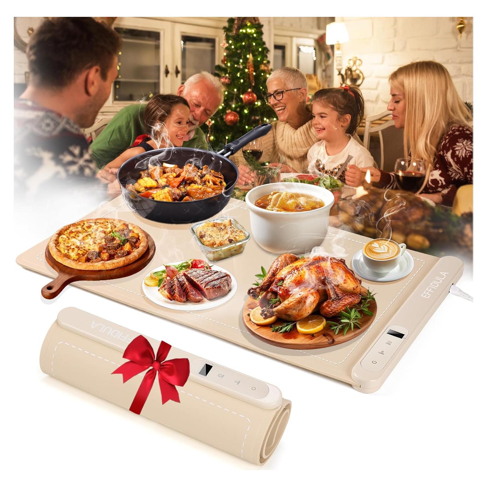 Bandeja Calentadora Eléctrica Effidula de Silicona Nano 6 Temperaturas