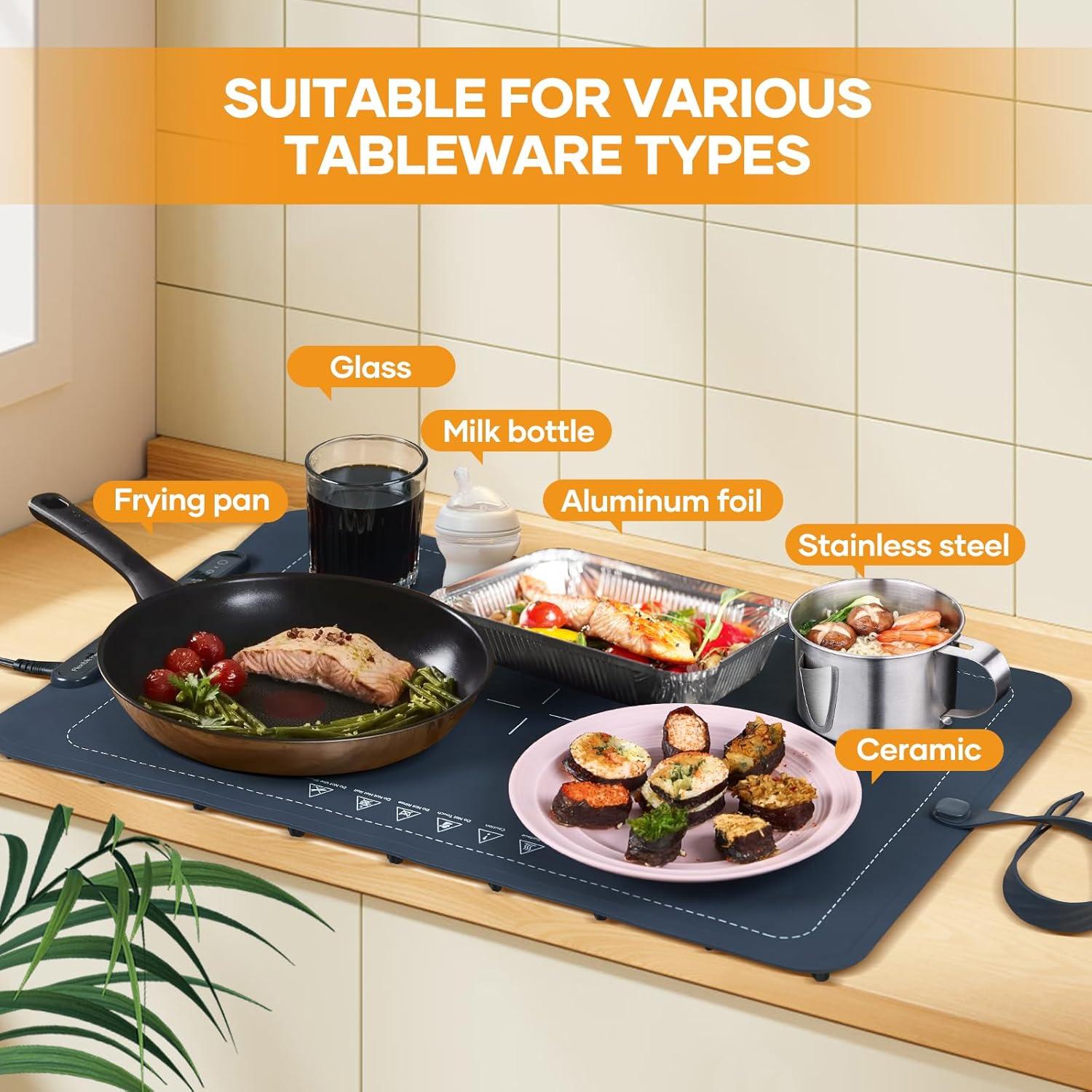 Alfombrilla Calentadora Saker 60x40cm 3 Temperaturas Plegable