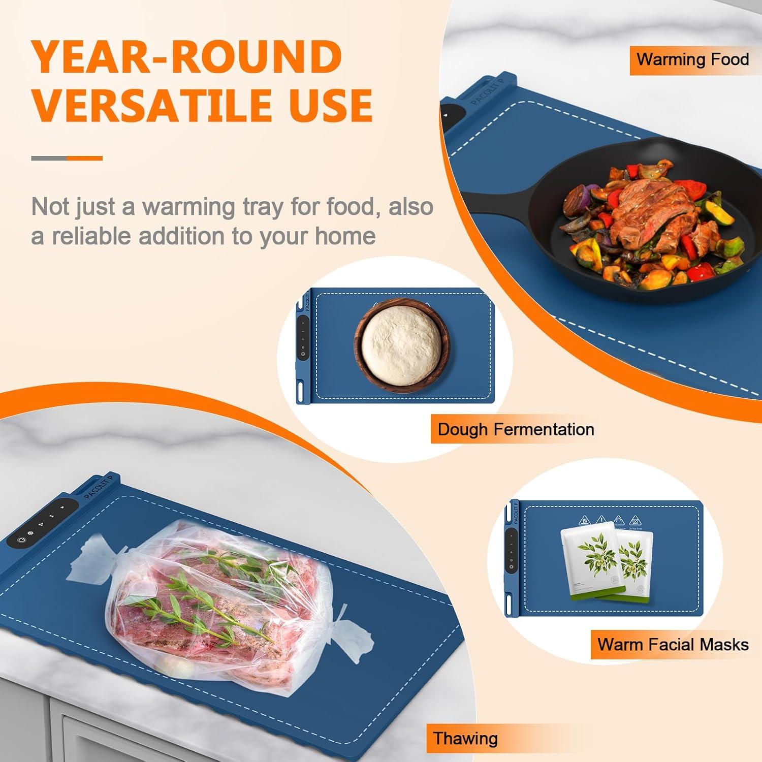 Alfombrilla Calentadora Eléctrica PACOLIT P Azul 14x17cm