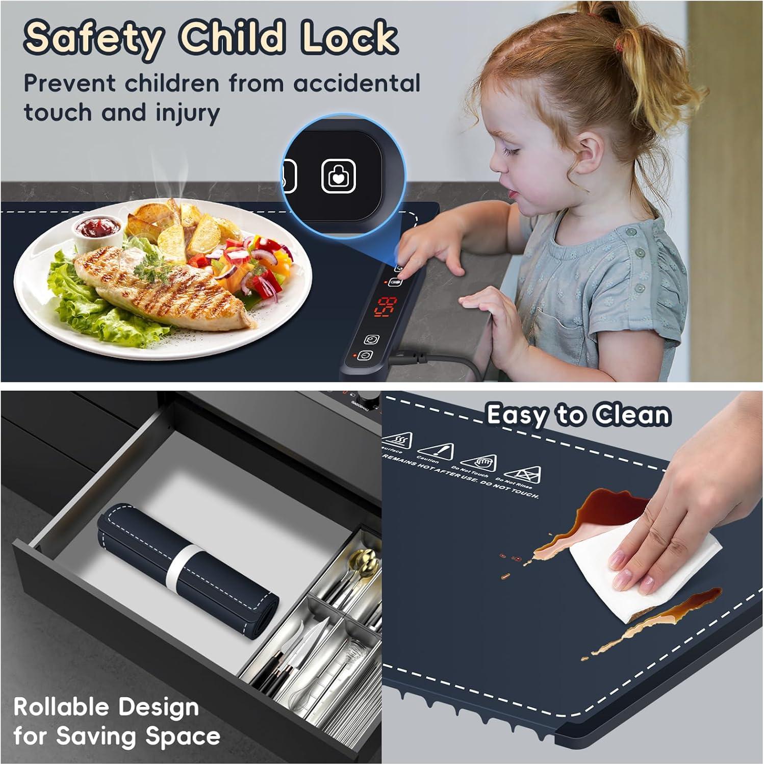 Alfombrilla Calentadora Eléctrica ByNaRIX 1.46 kg 6 Temperaturas