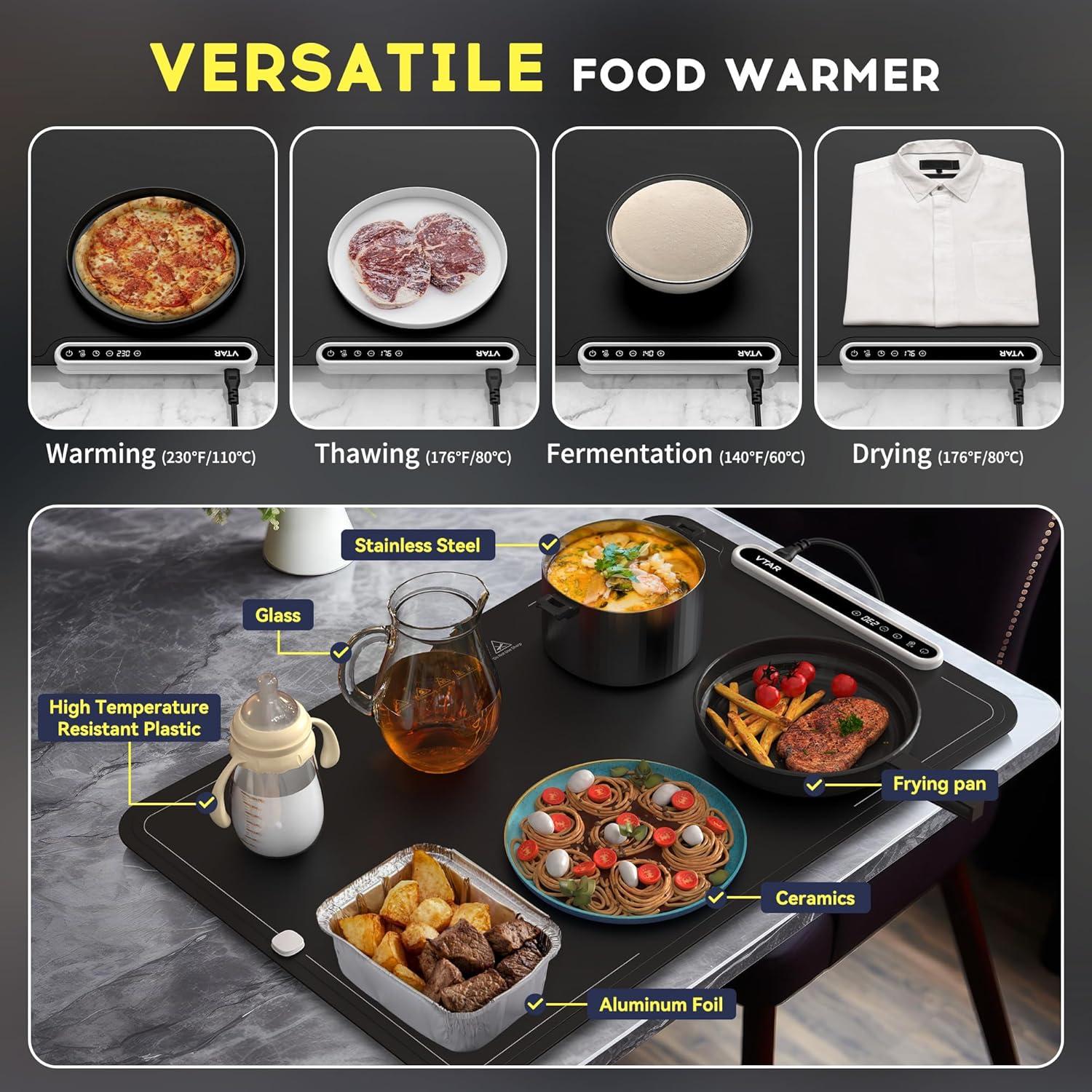 Alfombrilla Calentadora Eléctrica VTAR 611A 1.59kg 8 Niveles