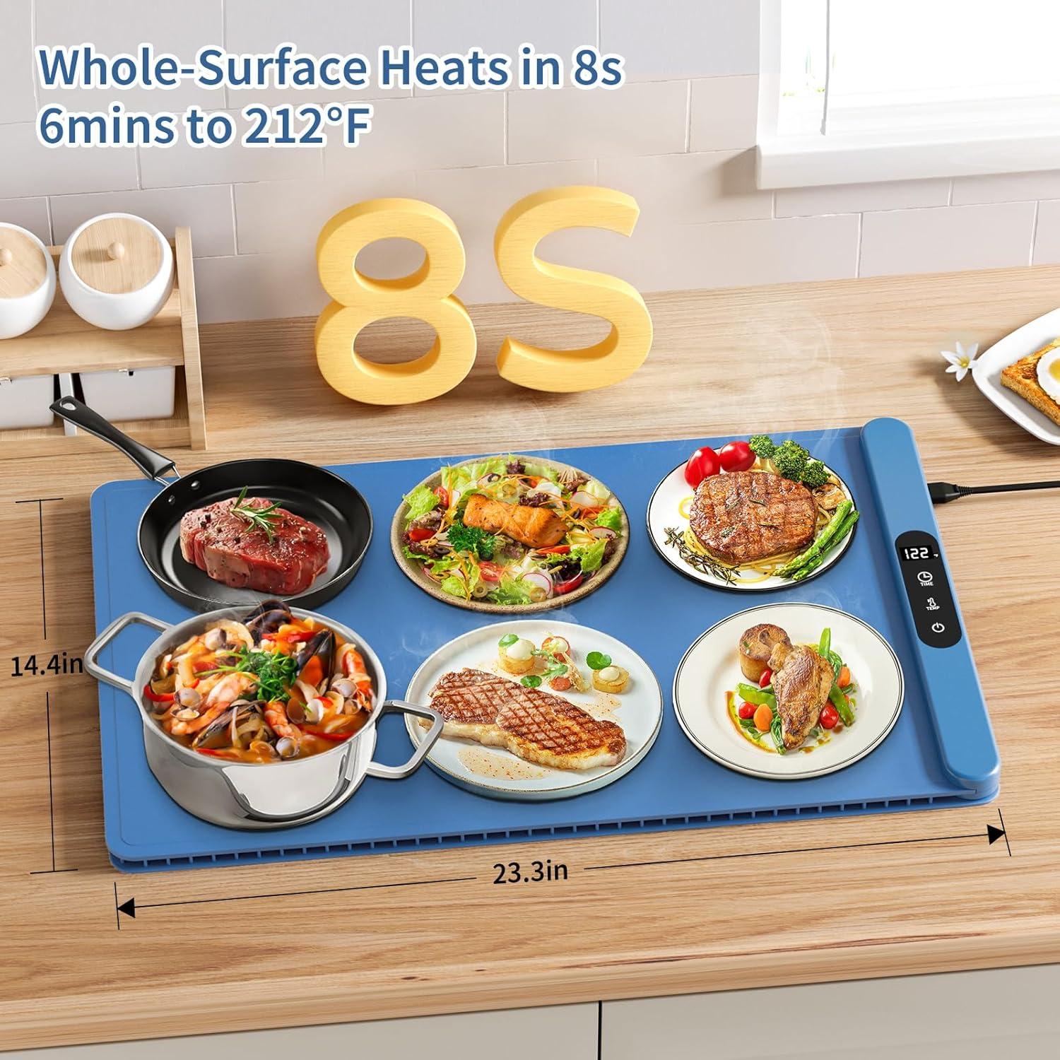 Alfombrilla Calentadora de Alimentos SKADELL 2.06kg 6 Temperaturas