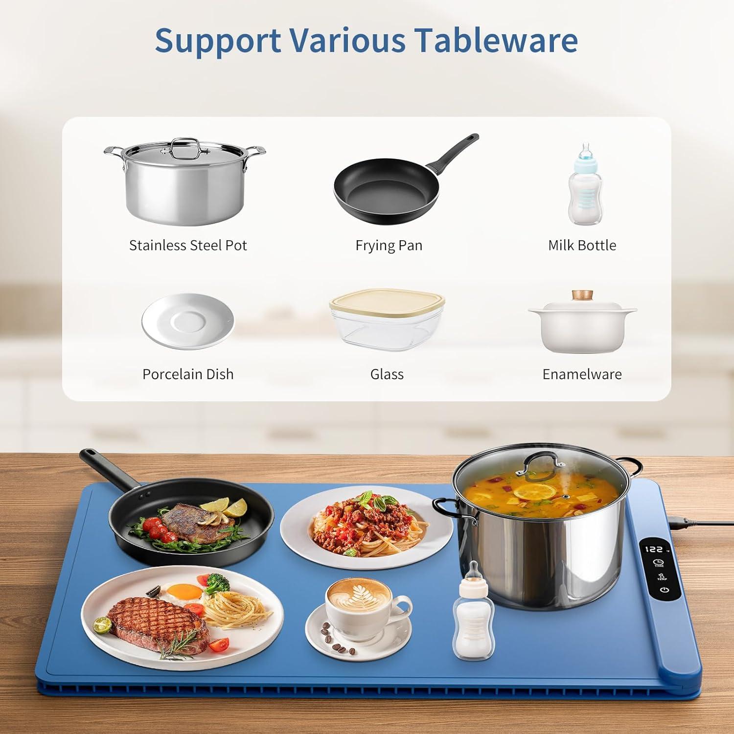 Alfombrilla Calentadora de Alimentos SKADELL 2.06kg 6 Temperaturas