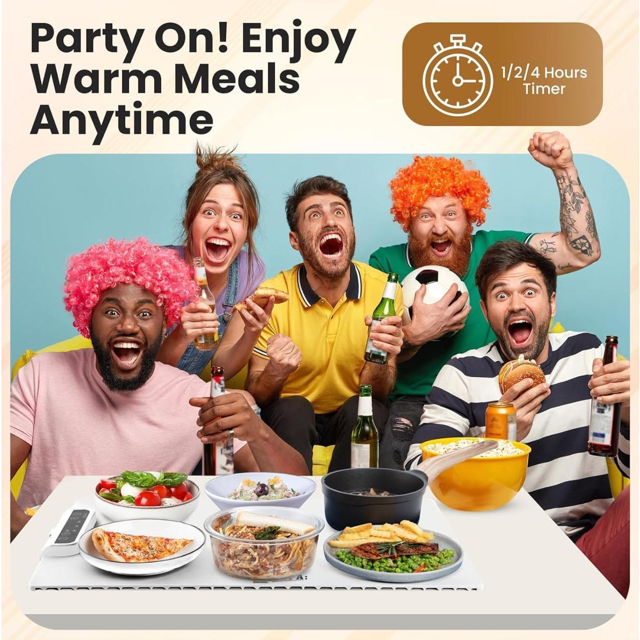 Bandeja Calentadora Eléctrica Genérico MAT101 Plegable 1.37kg