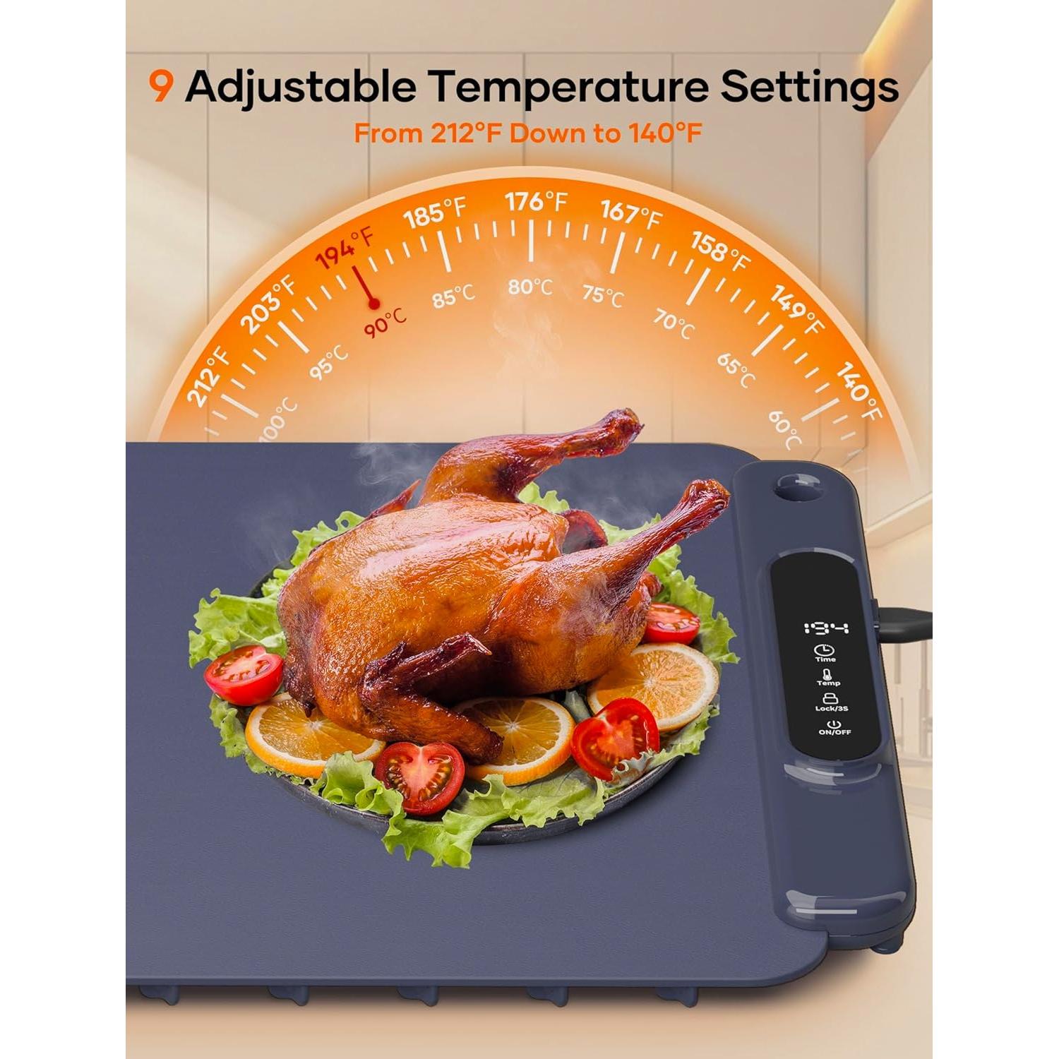 Alfombrilla Calentadora Eléctrica Viemon FWM-01B 300W Azul