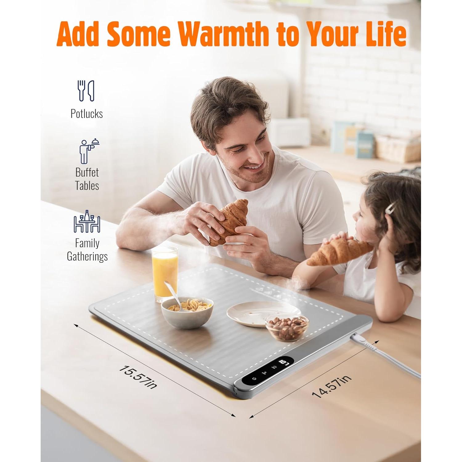 Alfombrilla Calentadora Eléctrica XUPAINC 39.88x37.10cm 300W