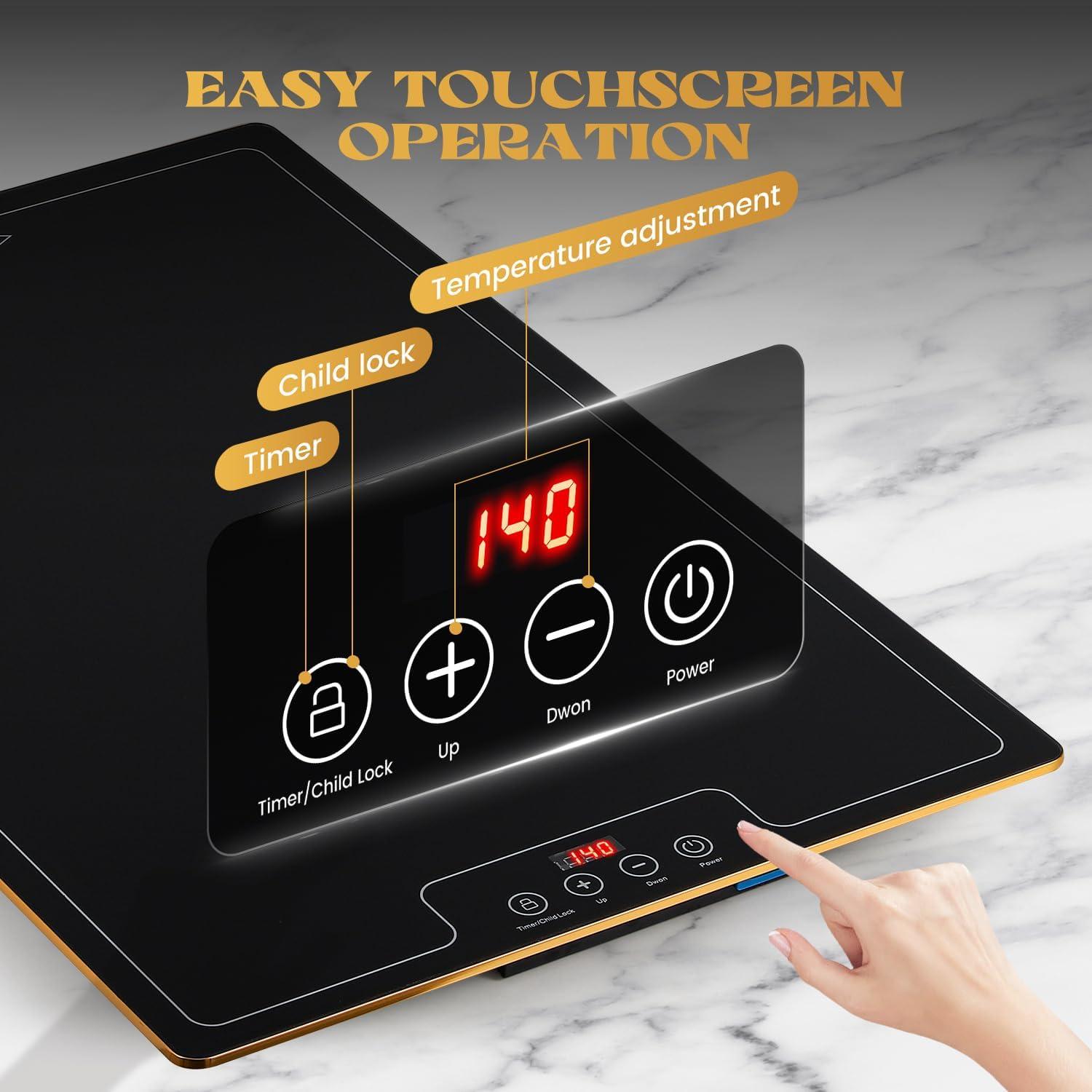 Bandeja Calentadora Eléctrica Newhai DZ-17 61x41 cm Temperatura Ajustable