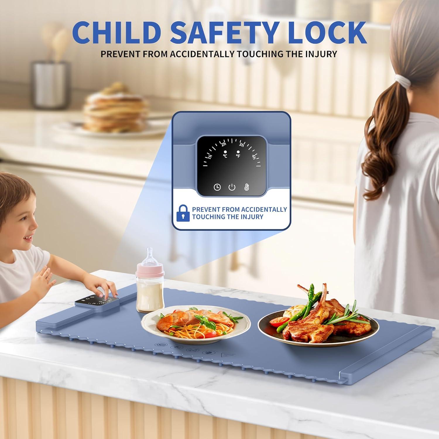 Alfombrilla Calentadora Eléctrica Foshan S-501 66x39cm Azul