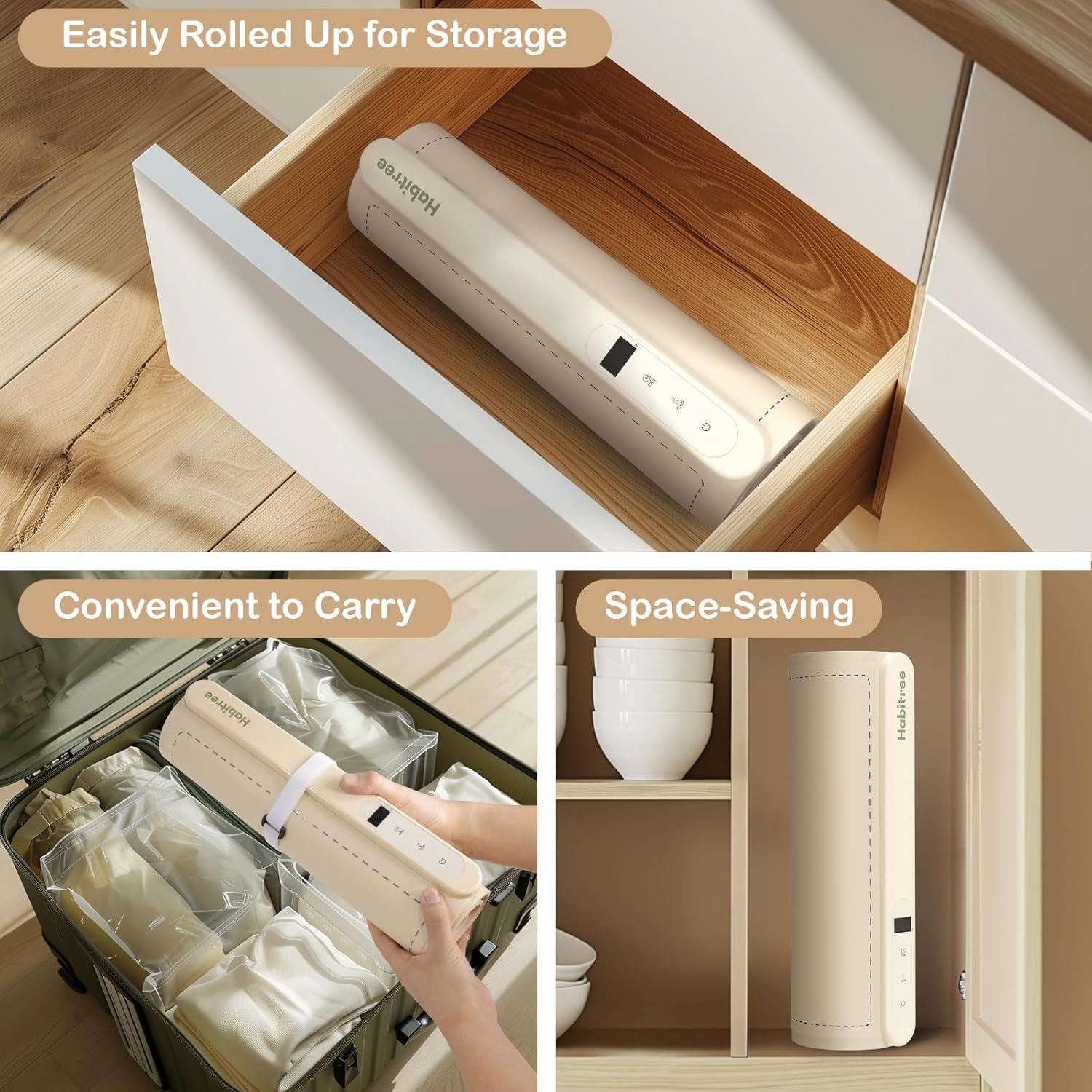 Bandeja Calentadora Eléctrica Habitree 60x37 cm Silicona