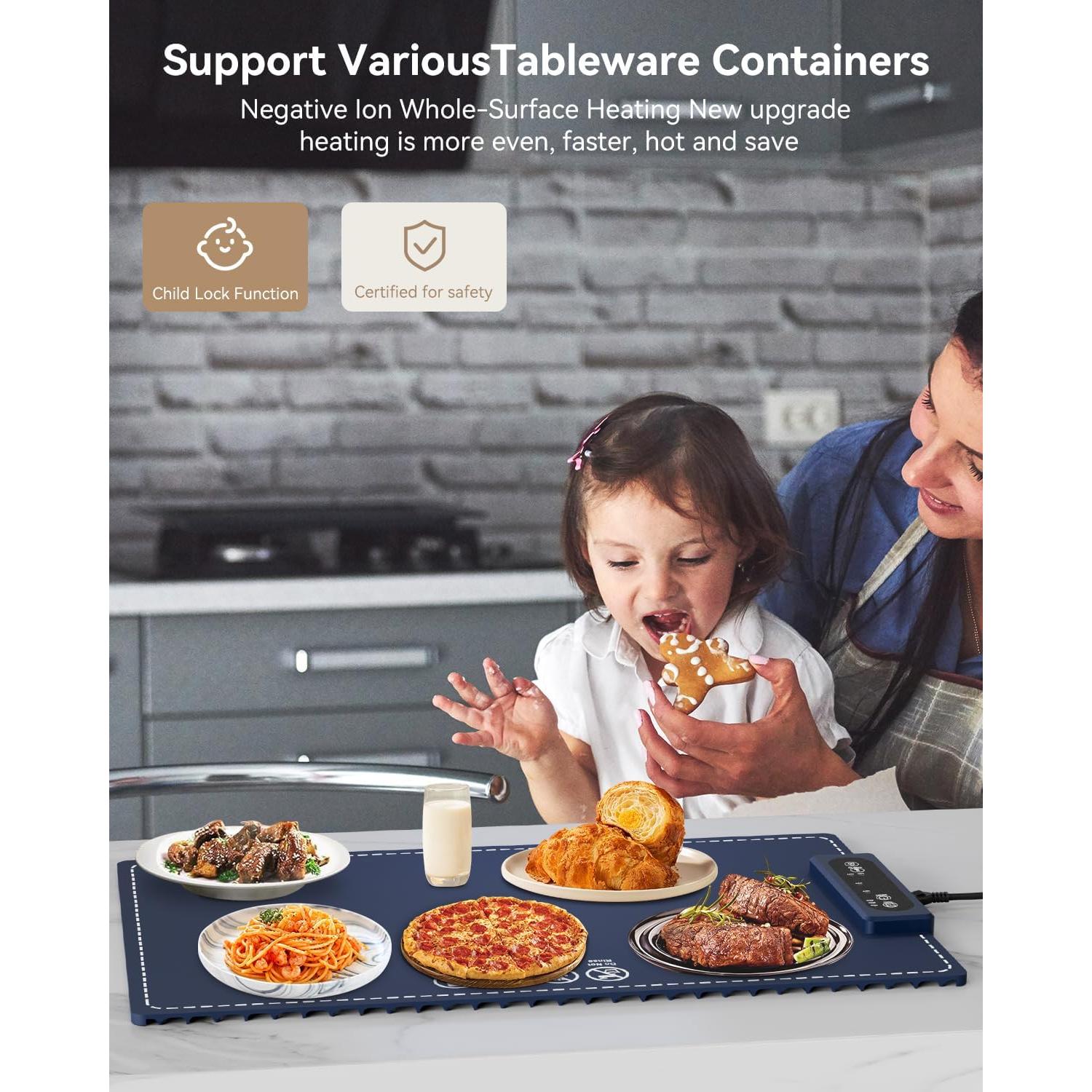 Bandeja Calentadora Eléctrica CAMKEY ZH-2401 60x38cm 3 Temperaturas