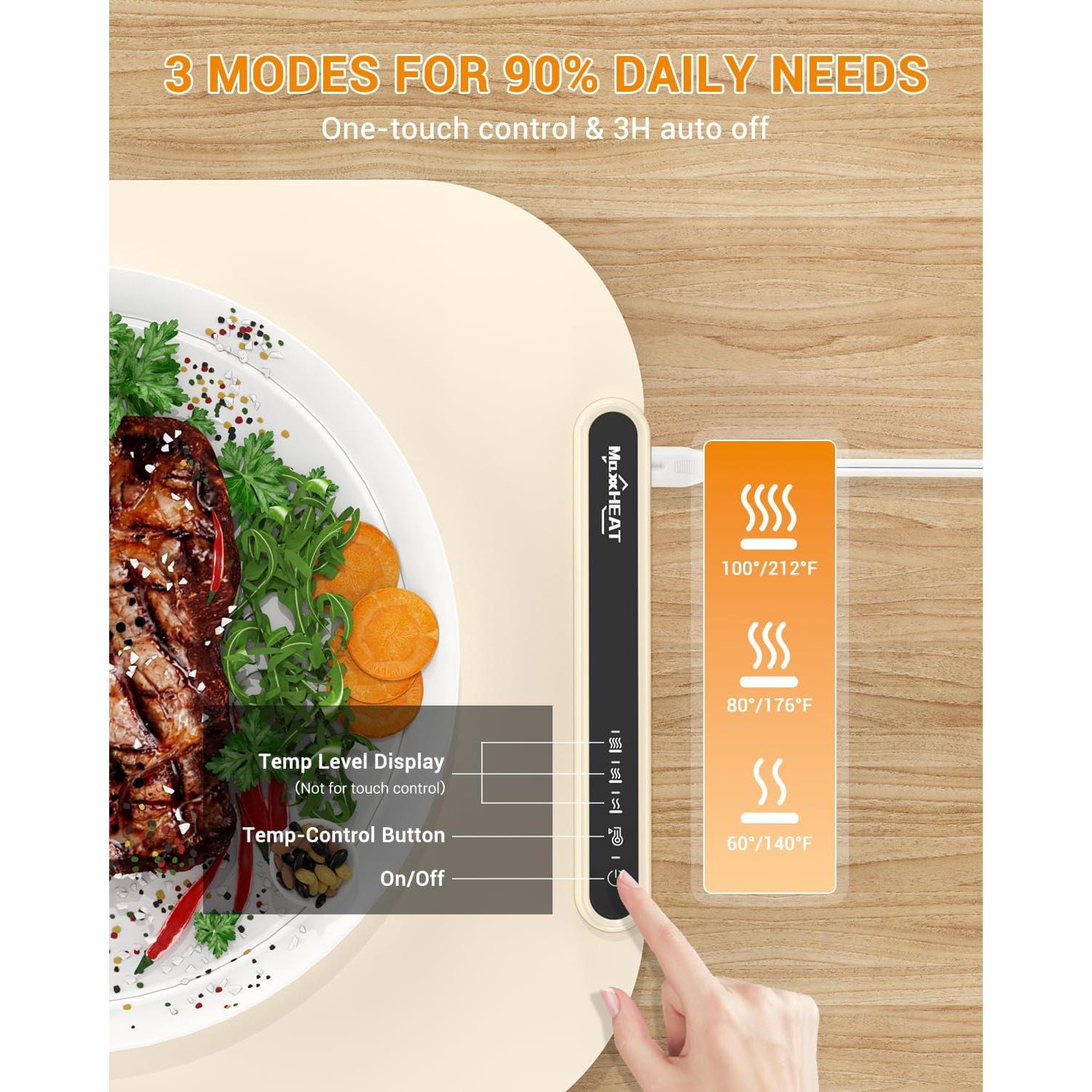 Alfombrilla Calentadora Eléctrica MAXXHEAT 61x40cm Ajustable