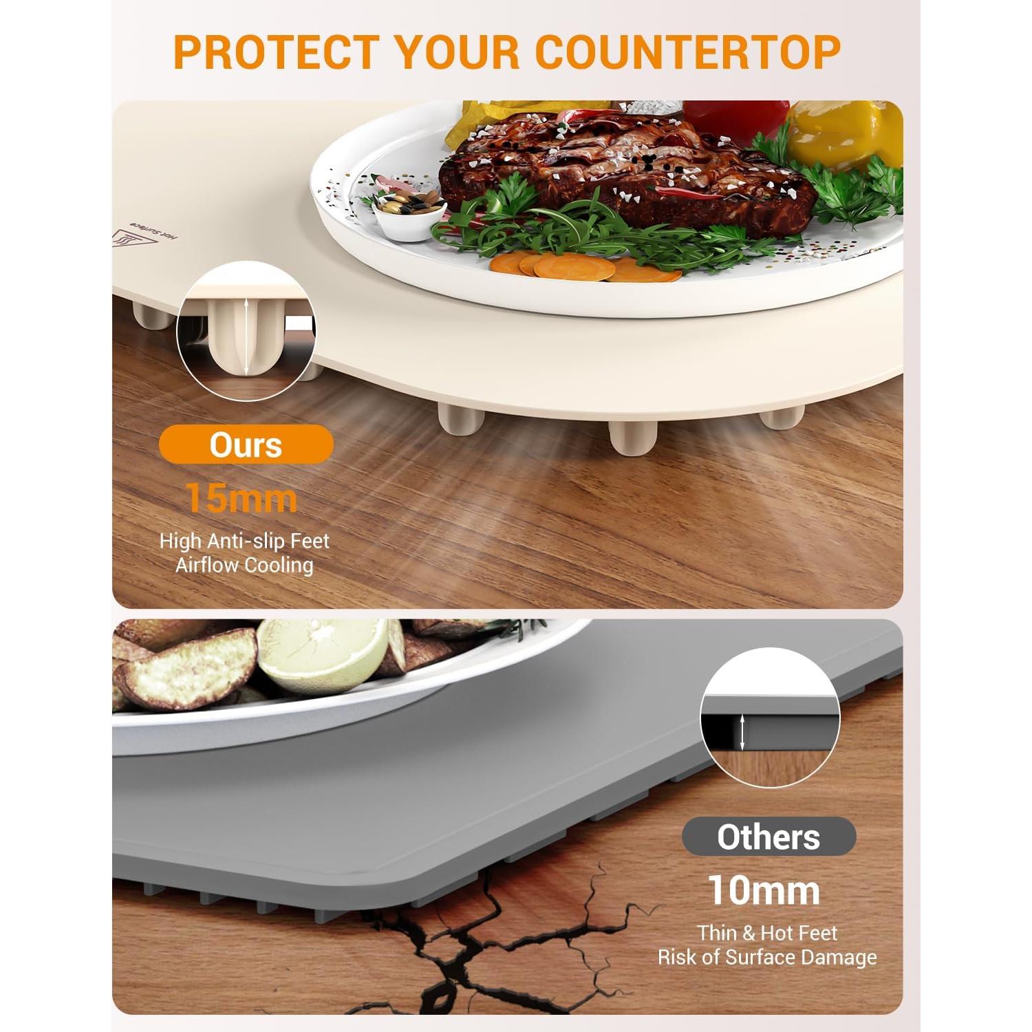 Alfombrilla Calentadora Eléctrica MAXXHEAT 61x40cm Ajustable