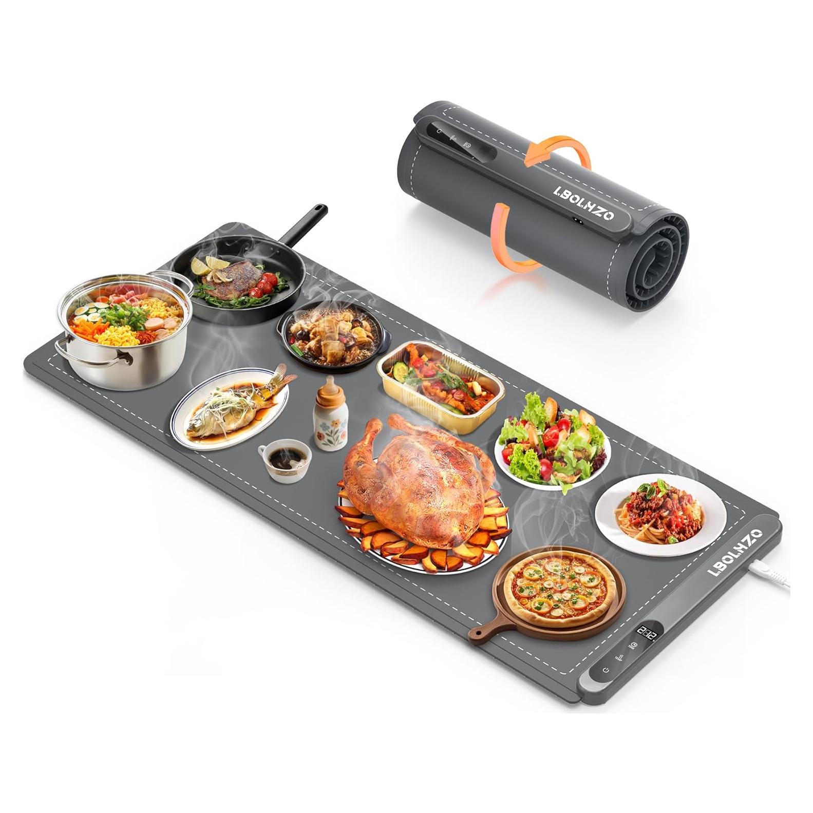 Alfombrilla Calentadora de Comida 580W Extra Grande 91x41cm