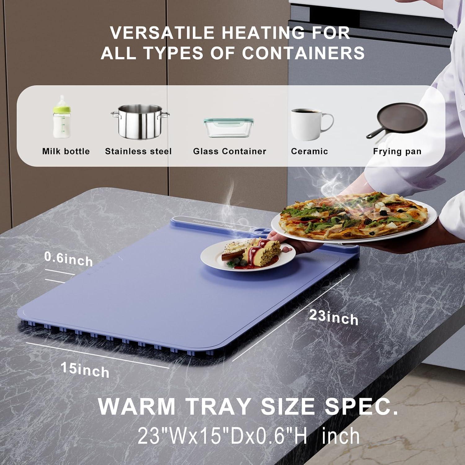 Alfombrilla Calentadora Eléctrica PAWCUB 330W 6 Niveles Azul