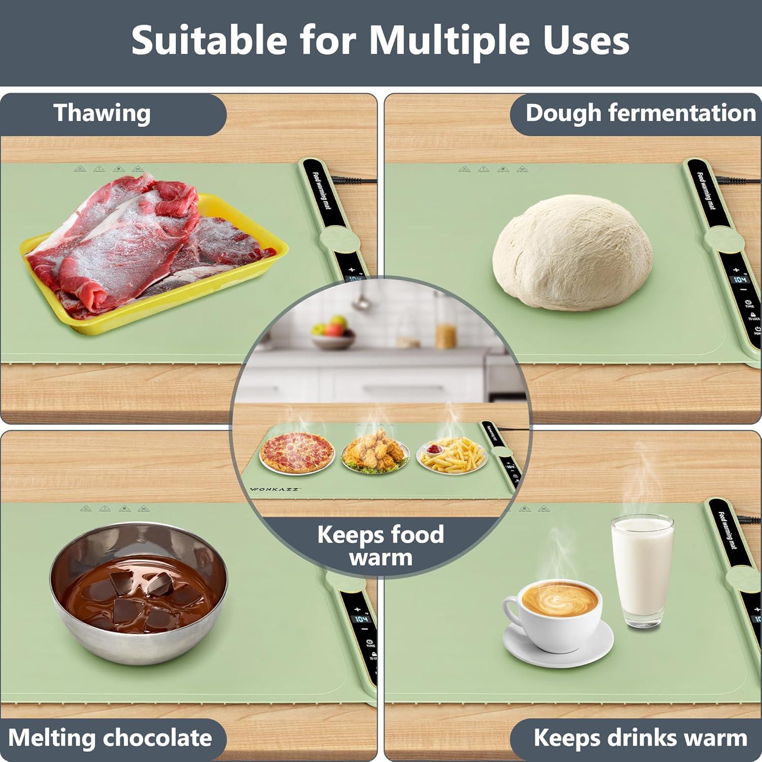 Alfombrilla Calentadora Eléctrica WONKAZZ 330W 9 Temperaturas
