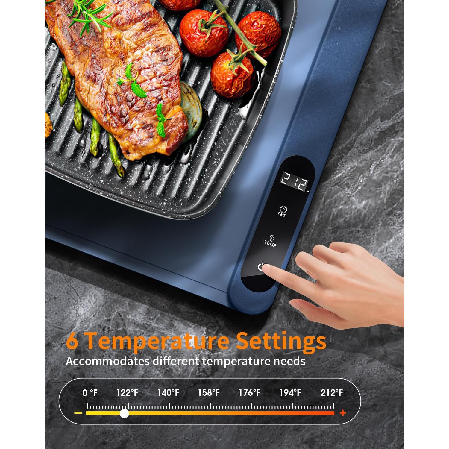 Bandeja Calentadora Eléctrica FAN HOME 60x37cm 500W Grafeno