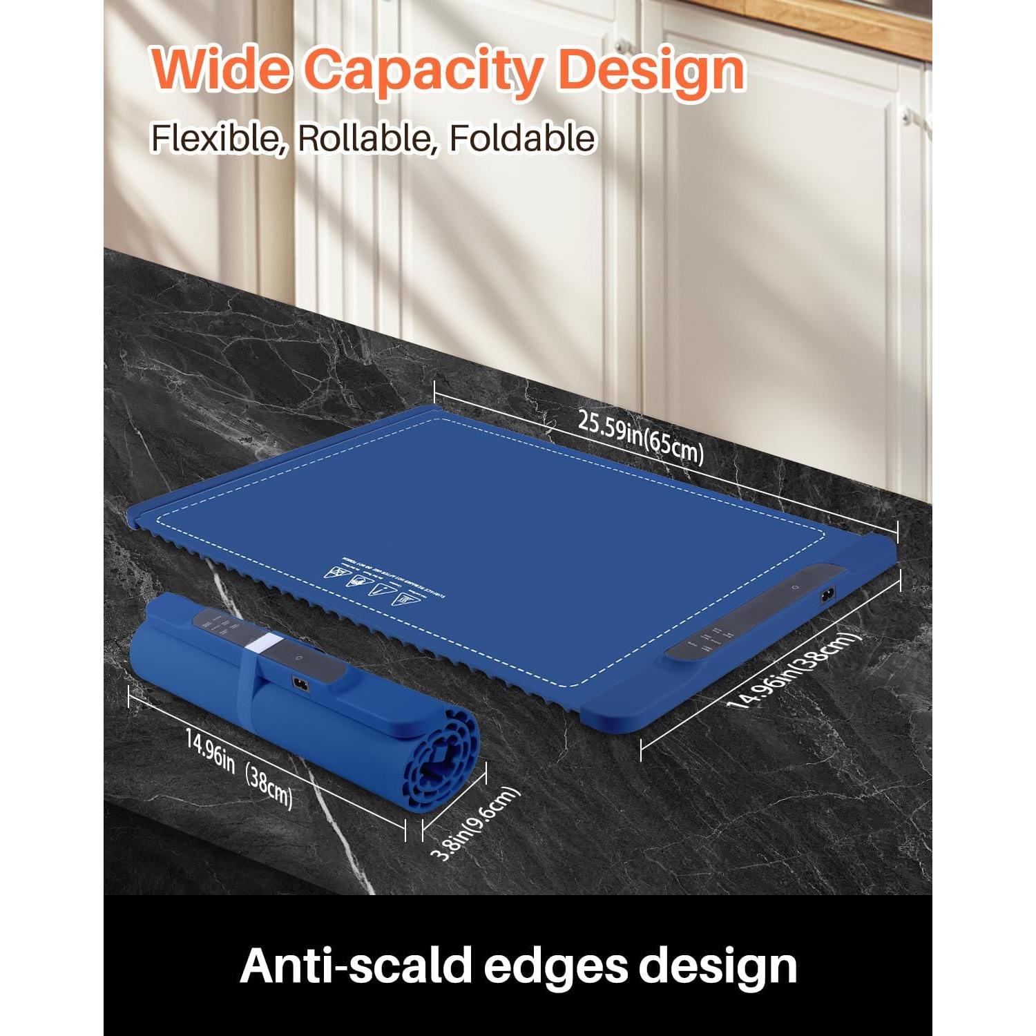 Alfombrilla Calentadora Eléctrica Xiamen 65x38cm Azul