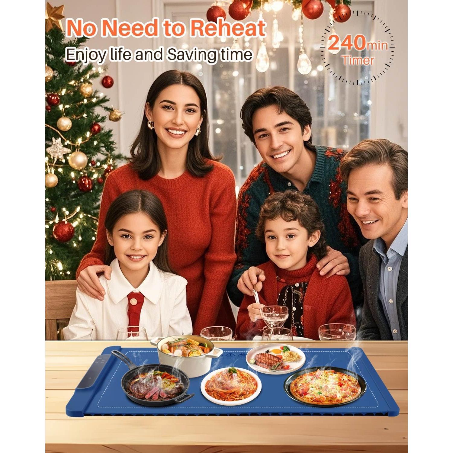 Alfombrilla Calentadora Eléctrica Xiamen 65x38cm Azul