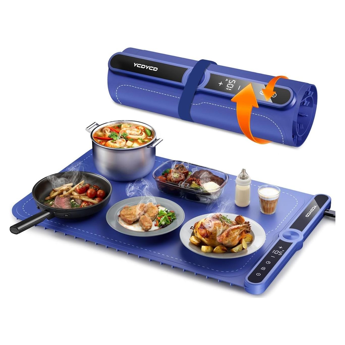 Alfombrilla Calentadora Eléctrica YCDYCD 330W 9 Niveles Azul Marino