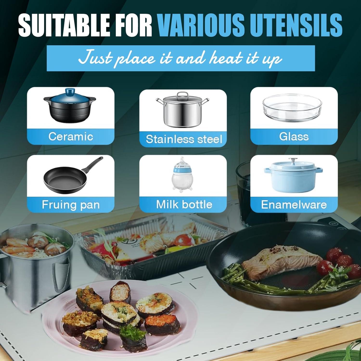 Alfombrilla Calentadora de Comida NatureServe 1.51kg Blanca