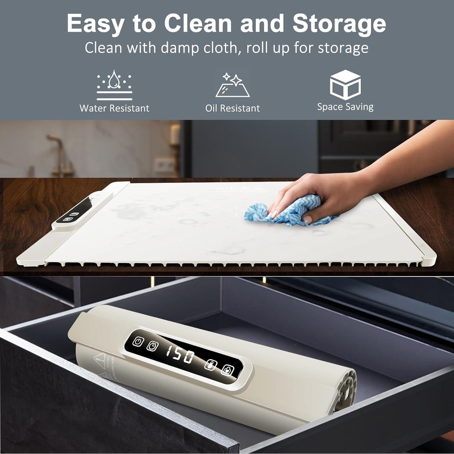 Alfombrilla de Calentamiento Eléctrica LetGoShop 1.44kg 100°C