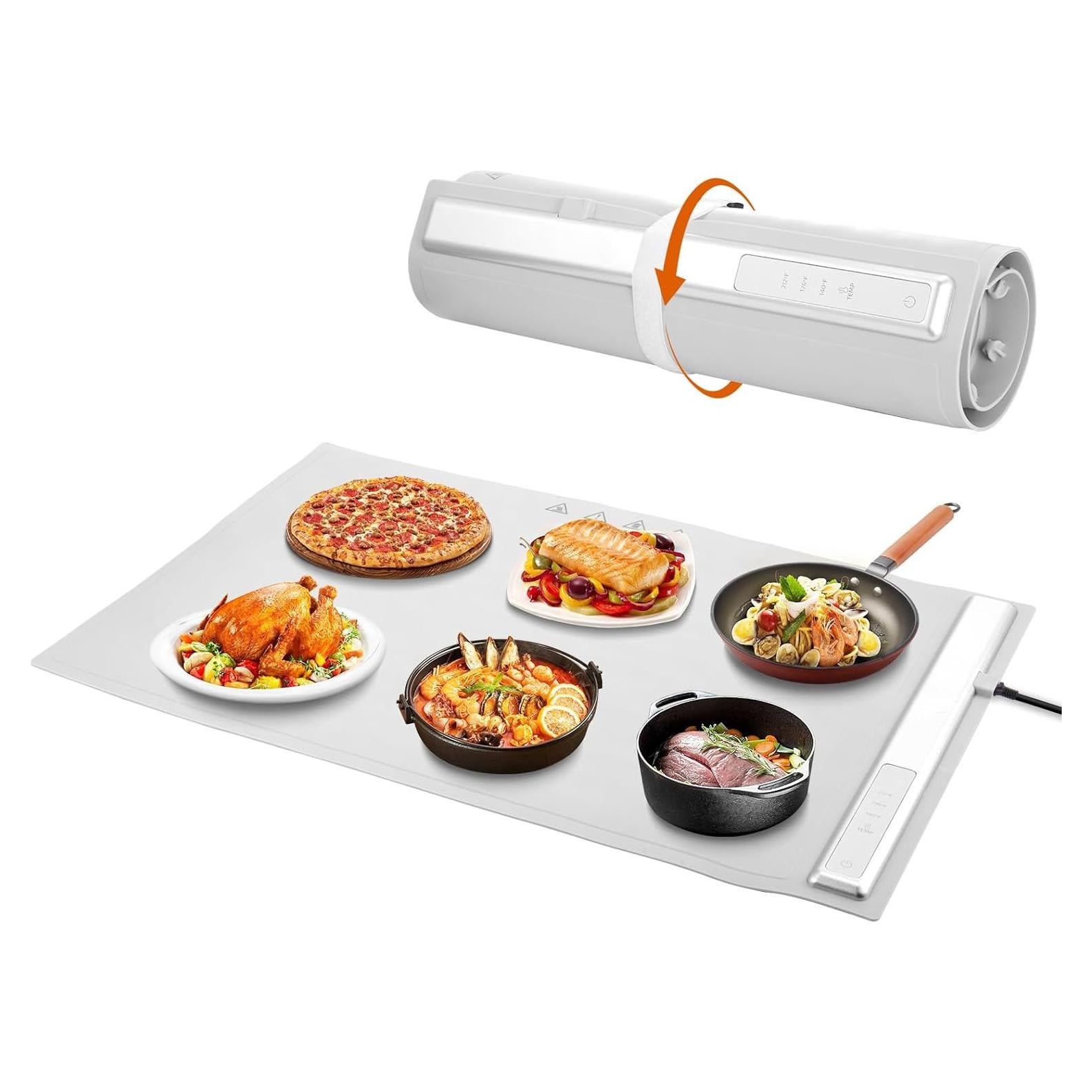 Bandeja Calentadora Eléctrica Portátil Bakeway 61.5x40.1cm