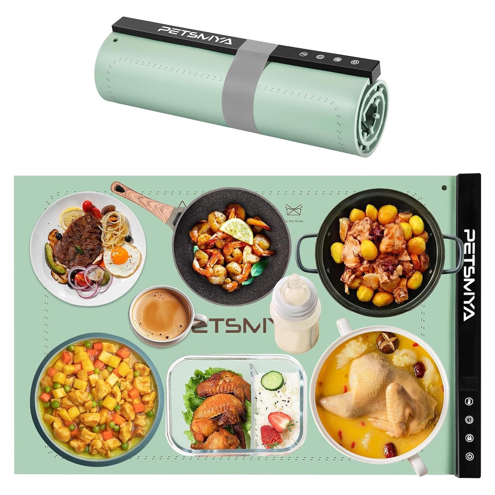 Alfombrilla Calentadora de Comida PETSMYA Verde Claro 1.77 kg