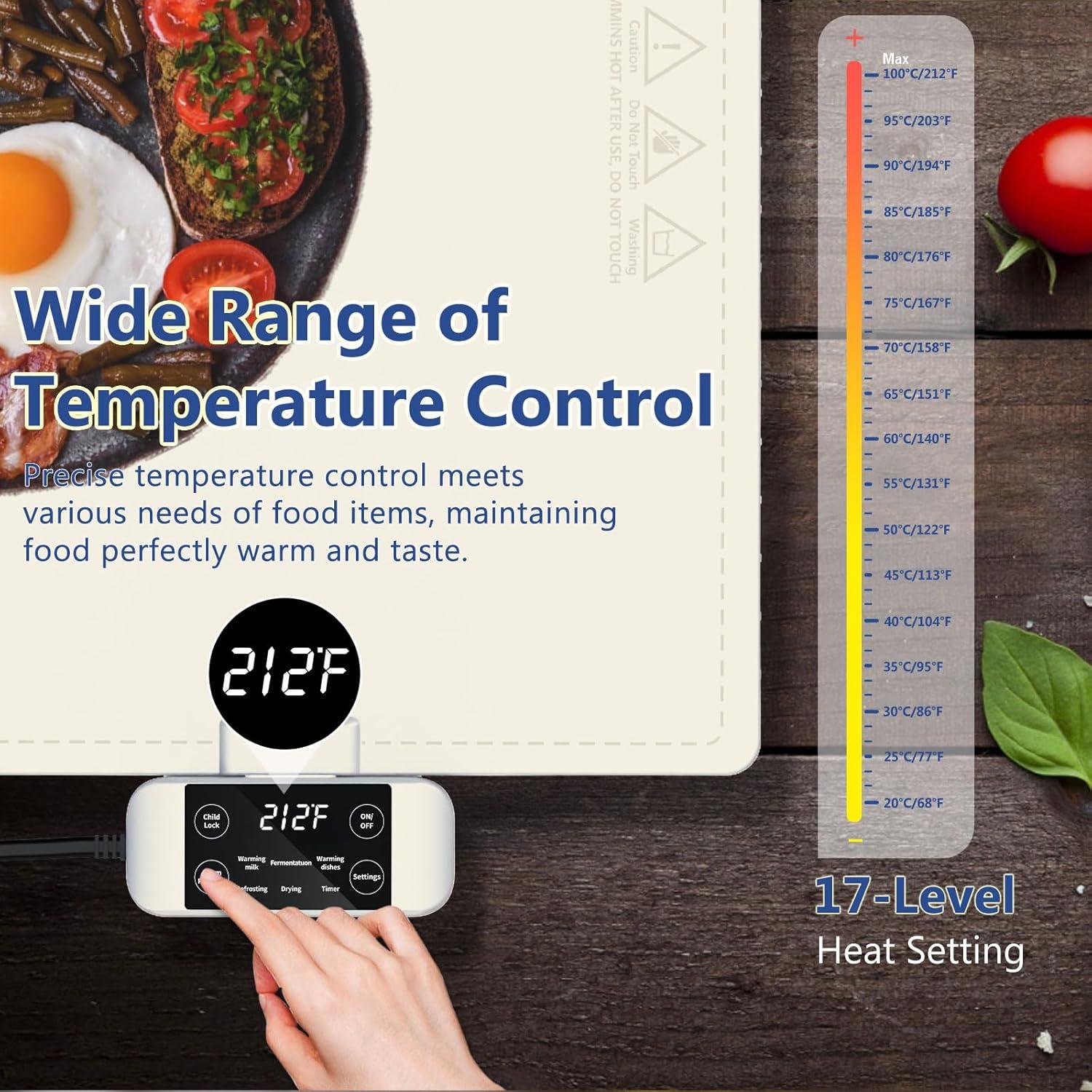 Alfombrilla Calentadora Eléctrica Valoidea 57x38cm Silicona
