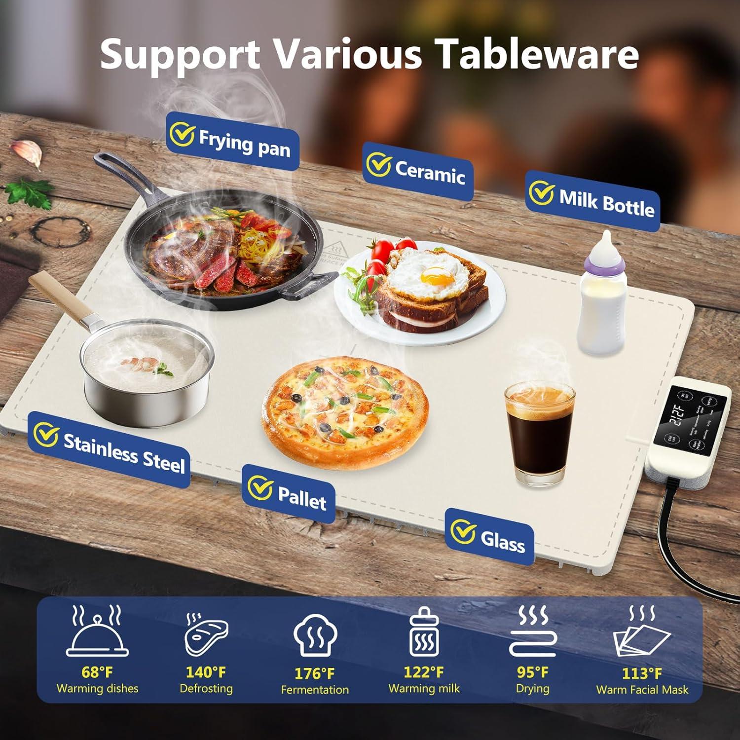 Alfombrilla Calentadora Eléctrica Valoidea 57x38cm Silicona