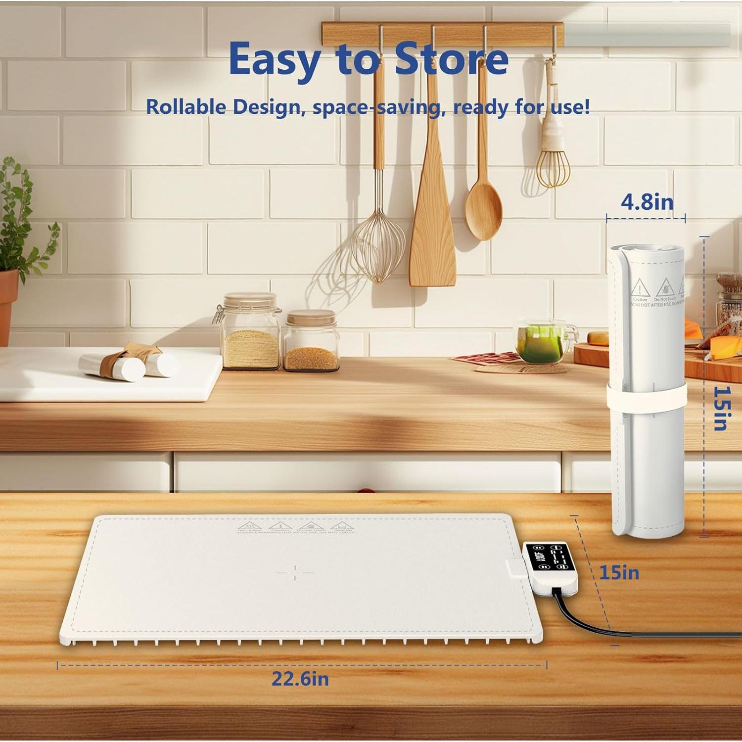 Alfombrilla Calentadora Eléctrica Valoidea 57x38cm Silicona