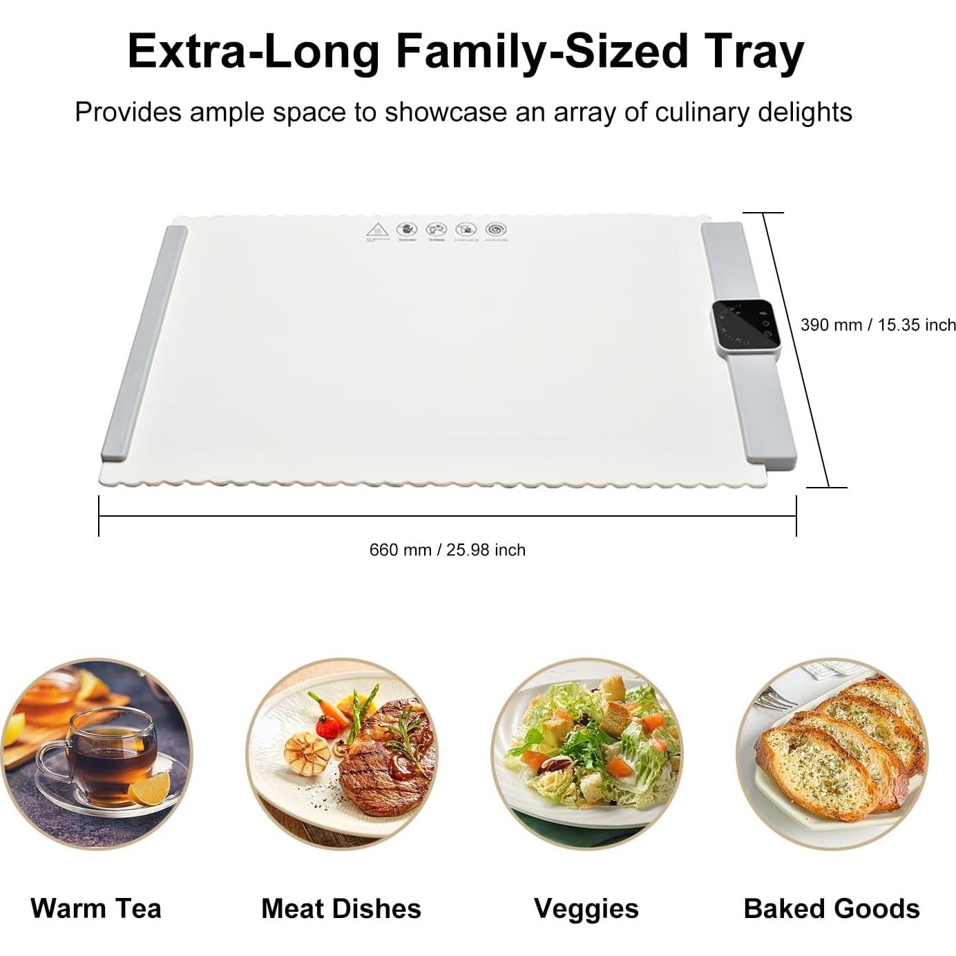 Bandeja Calentadora Eléctrica Edicc S-501 Plegable 1.57kg