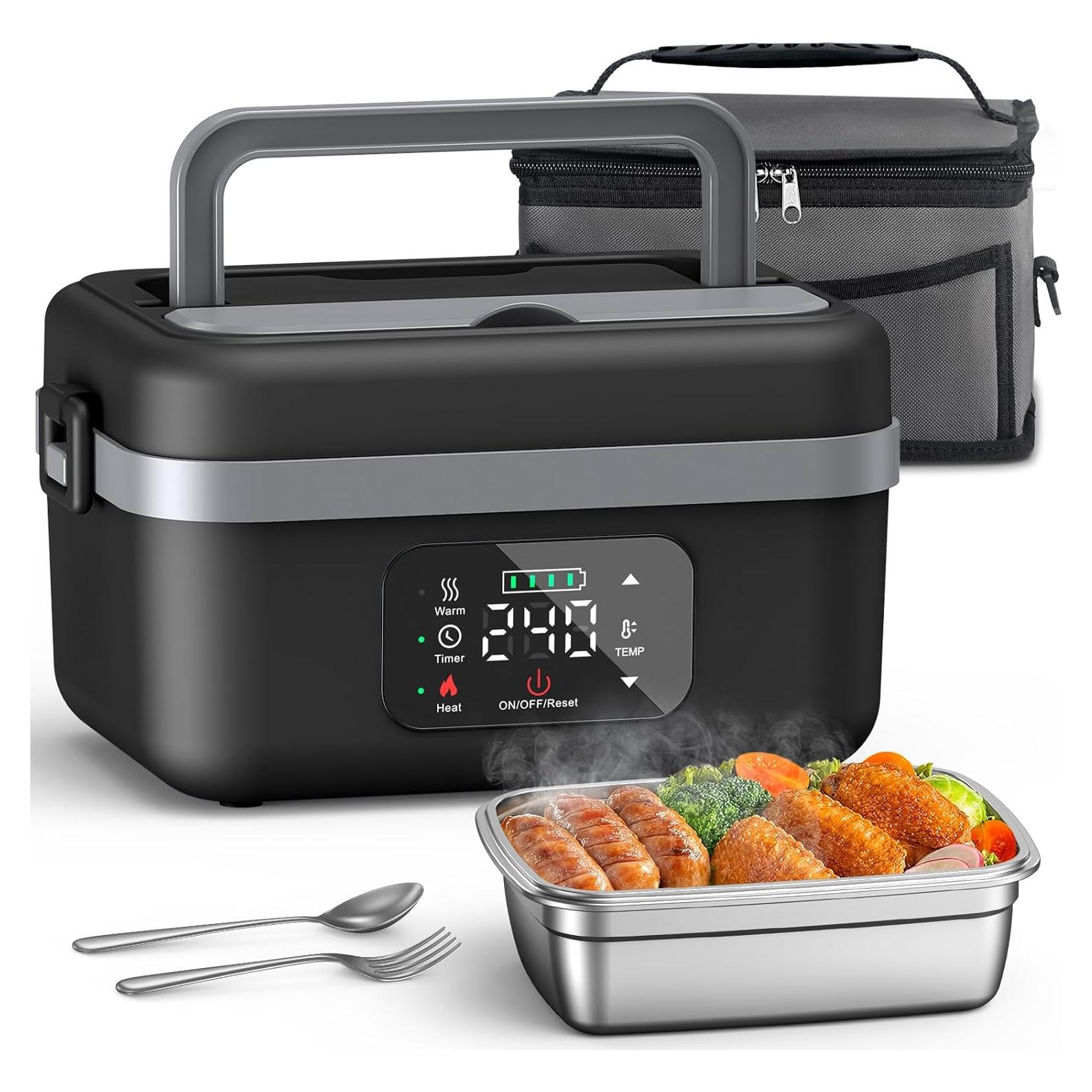 Caja de Almuerzo Eléctrica VASG 1L Inalámbrica Recargable